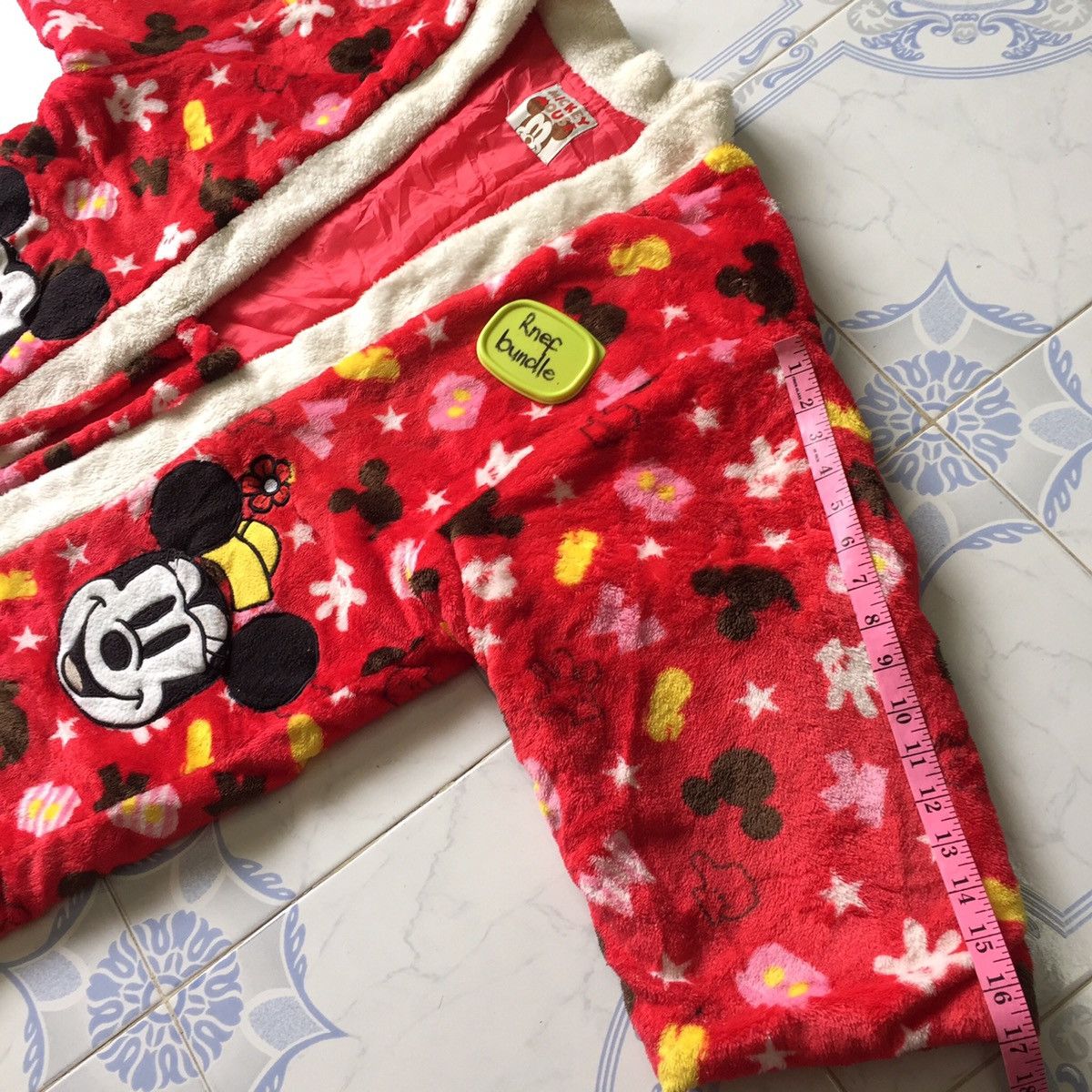Cartoon Network Full Print Mickey Mouse Red Kimono Japanese Traditional Size US L / EU 52-54 / 3 - 10 Thumbnail