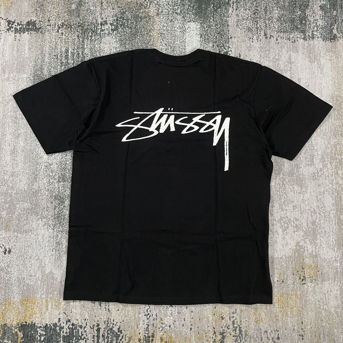 image of Stussy Tshirt Surfstock - Xlarge in Black, Men's