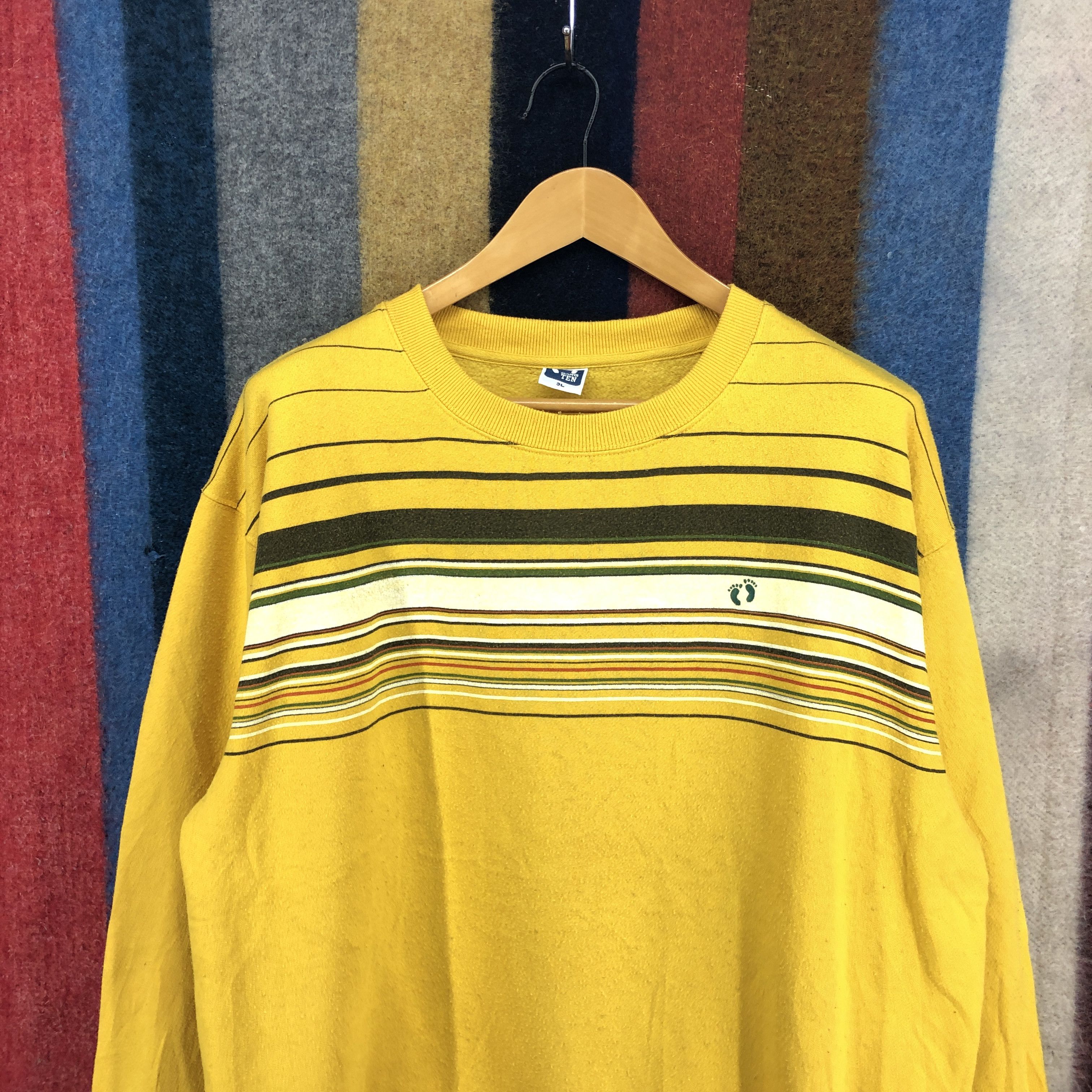 Hang Ten HANG TEN Crew Neck Sweatshirt #0286/N Size US XL / EU 56 / 4 - 2 Thumbnail