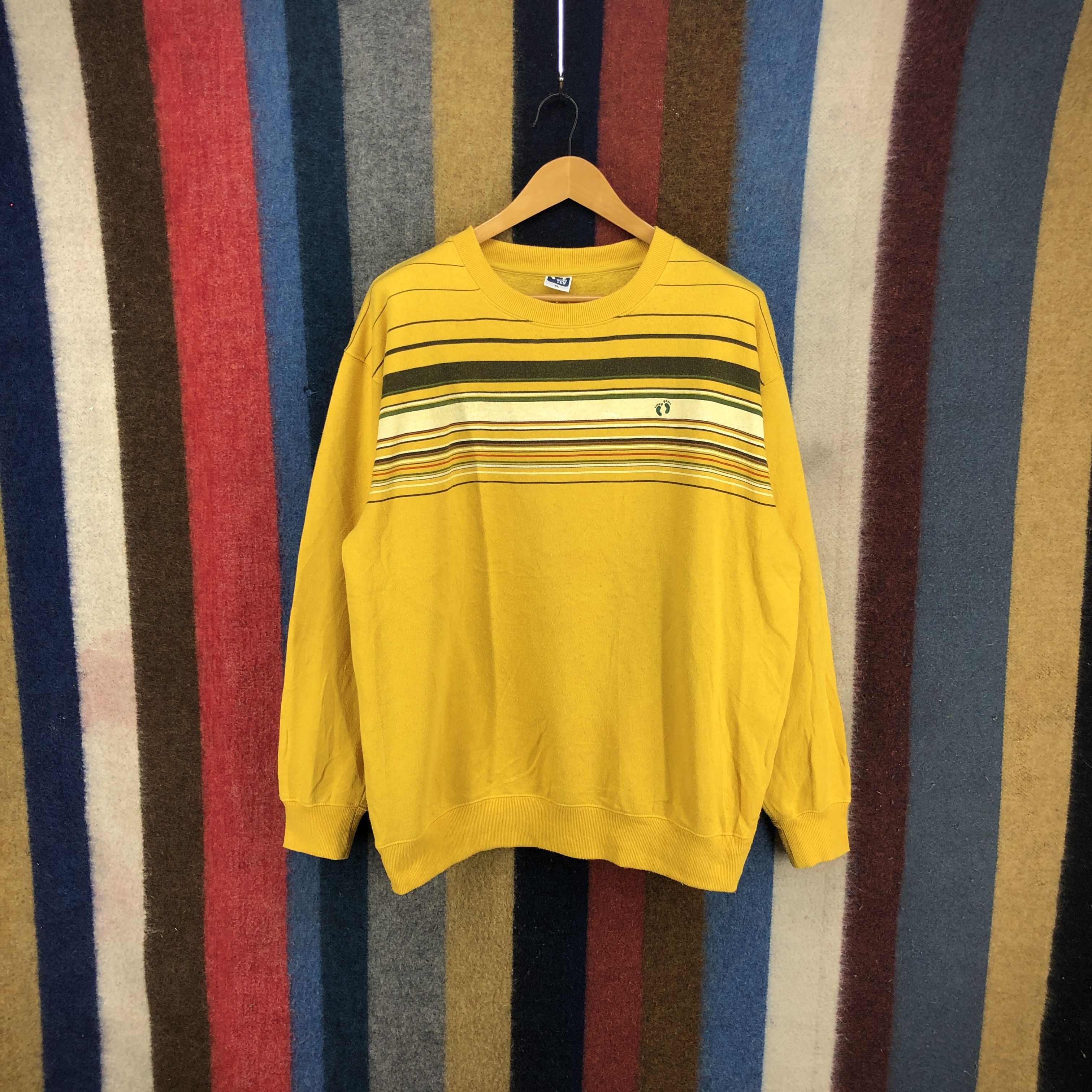 Hang Ten HANG TEN Crew Neck Sweatshirt #0286/N Size US XL / EU 56 / 4 - 1 Thumbnail