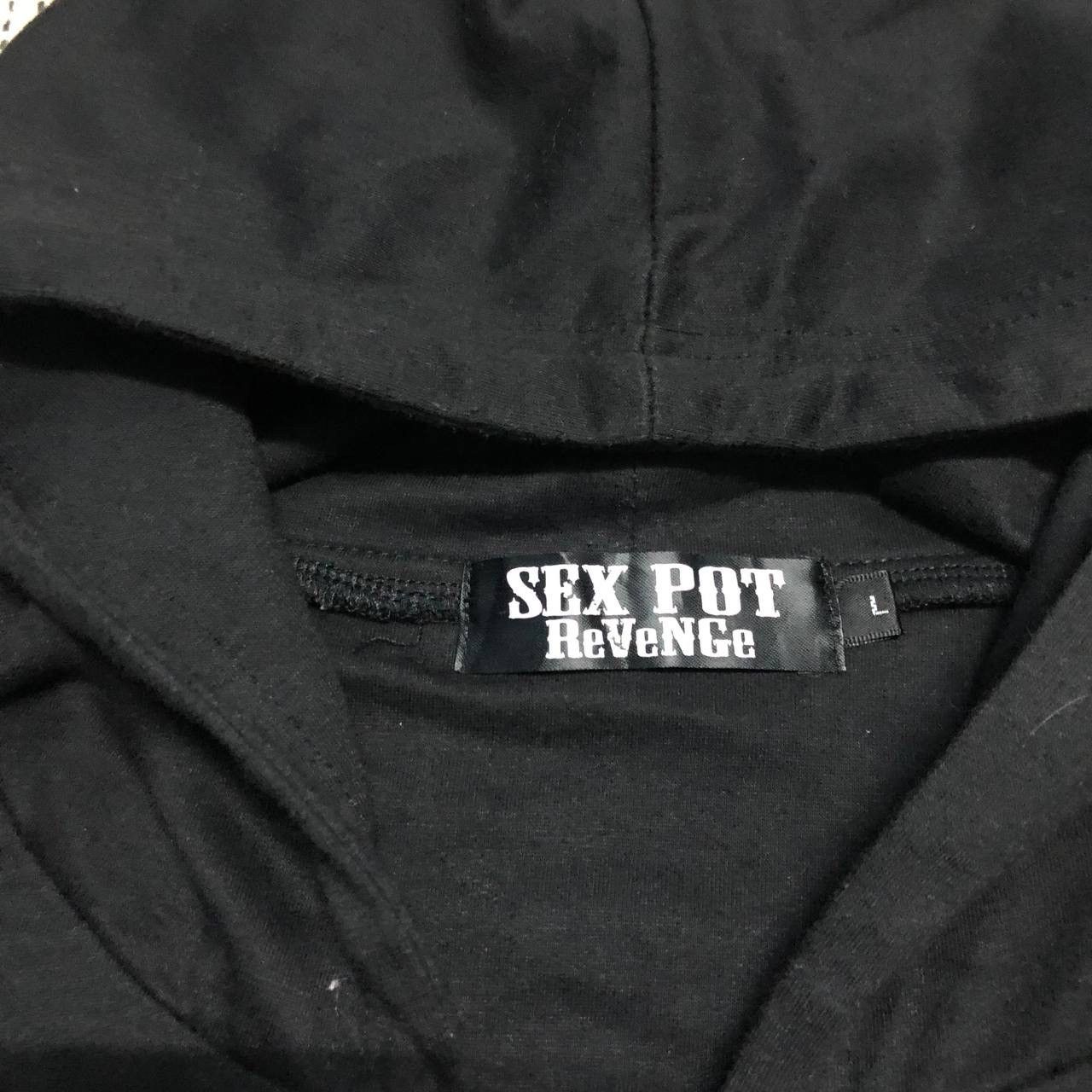 Japanese Brand × Seditionaries SEX POT REVENGE SKULLS SLEEVELESS PUNK HOODIE Size US M / EU 48-50 / 2 - 7 Thumbnail