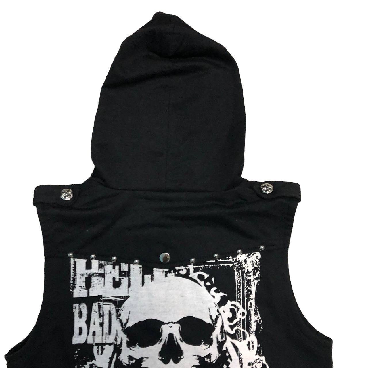 Japanese Brand × Seditionaries SEX POT REVENGE SKULLS SLEEVELESS PUNK HOODIE Size US M / EU 48-50 / 2 - 5 Thumbnail