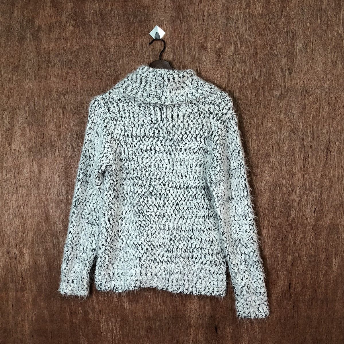 Grailed Jeansis White Shag Shaggy fu mohair Knitwear #6429 Size US S / EU 44-46 / 1 - 5 Thumbnail