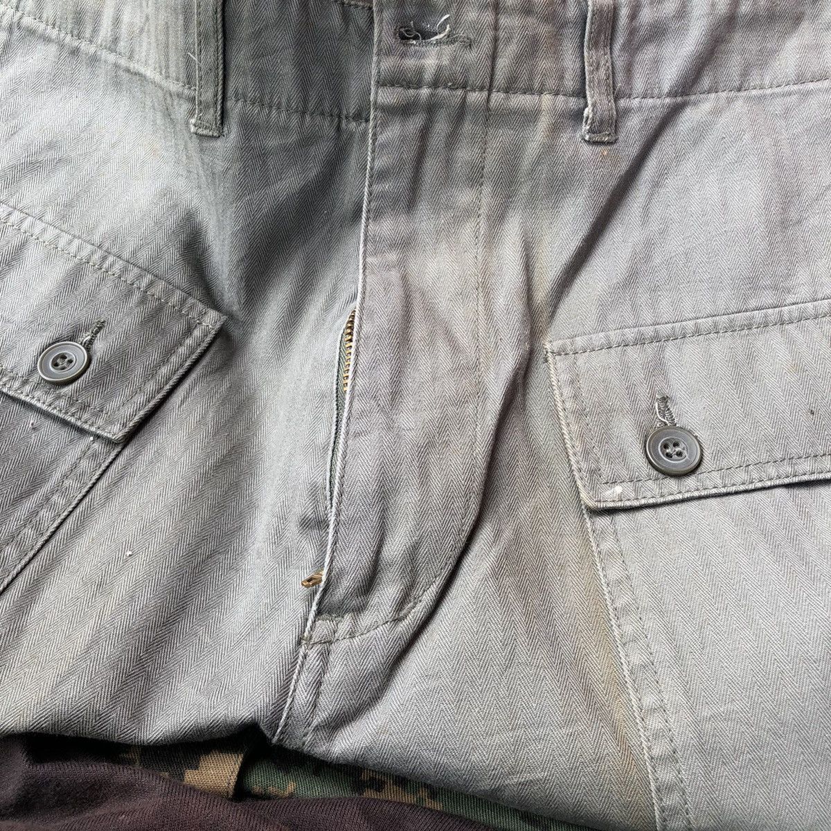 Japanese Brand Military pants Heringbone P44 Paralyser Japan Size US 32 / EU 48 - 5 Thumbnail