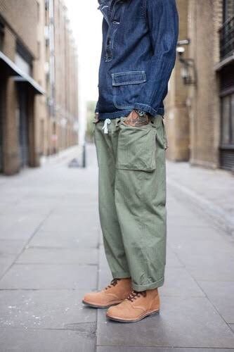 Japanese Brand Military pants Heringbone P44 Paralyser Japan Size US 32 / EU 48 - 10 Thumbnail