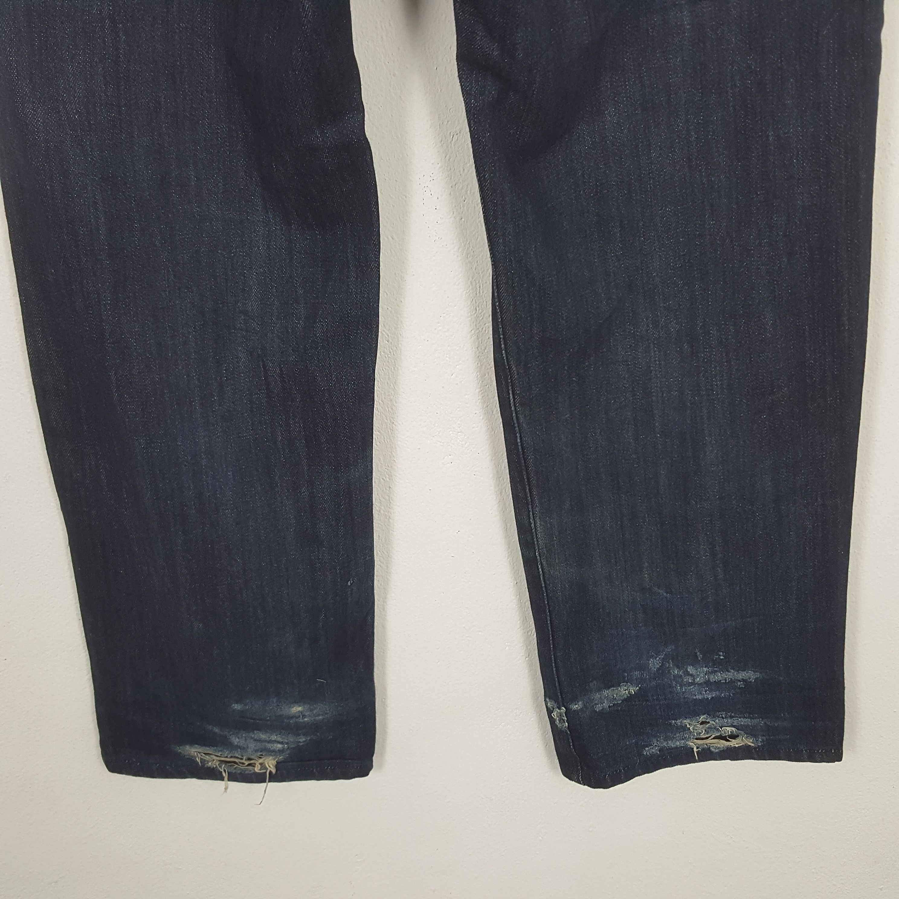 Stussy × Vintage Vintage Stussy Custom Art Logo Design Denim Jeans Size US 35 - 3 Thumbnail