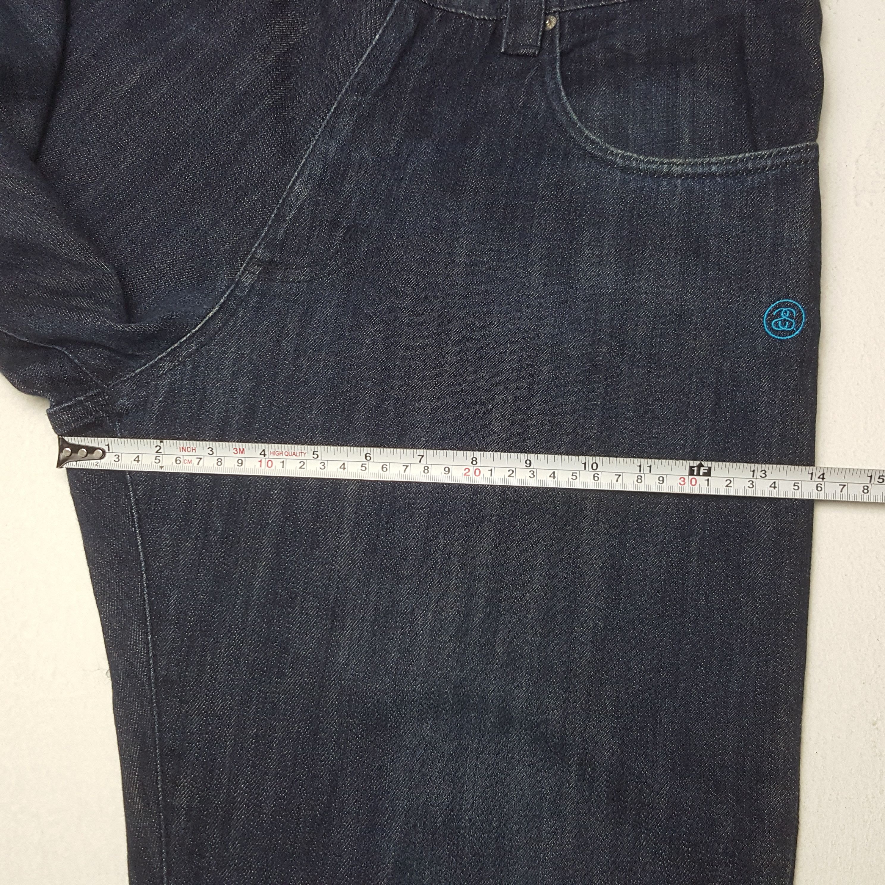 Stussy × Vintage Vintage Stussy Custom Art Logo Design Denim Jeans Size US 35 - 9 Thumbnail