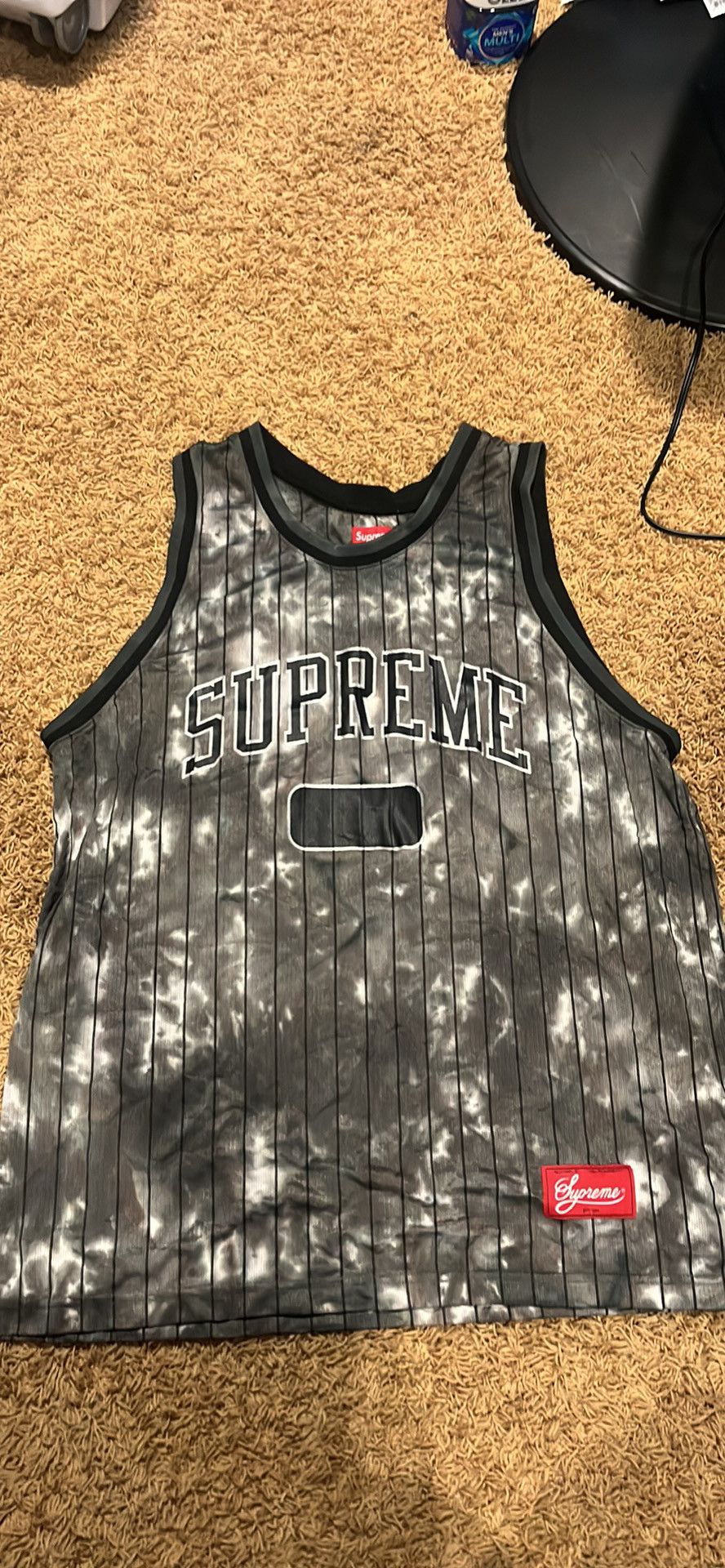 Supreme Basketball Jersey Dyed Black | Grailed