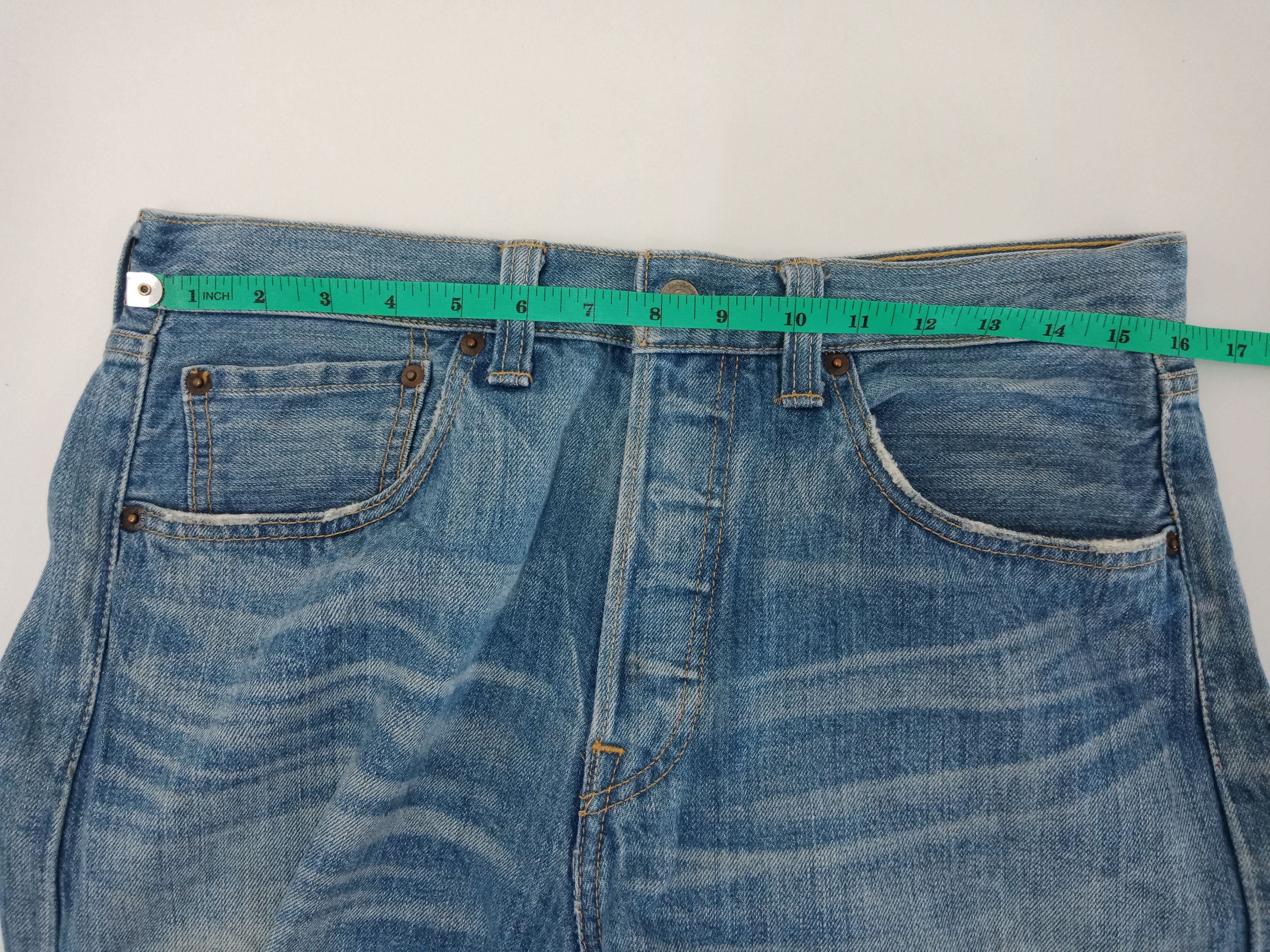 Levi's Levi's 501 Light Washed Distressed Size US 32 / EU 48 - 14 Thumbnail