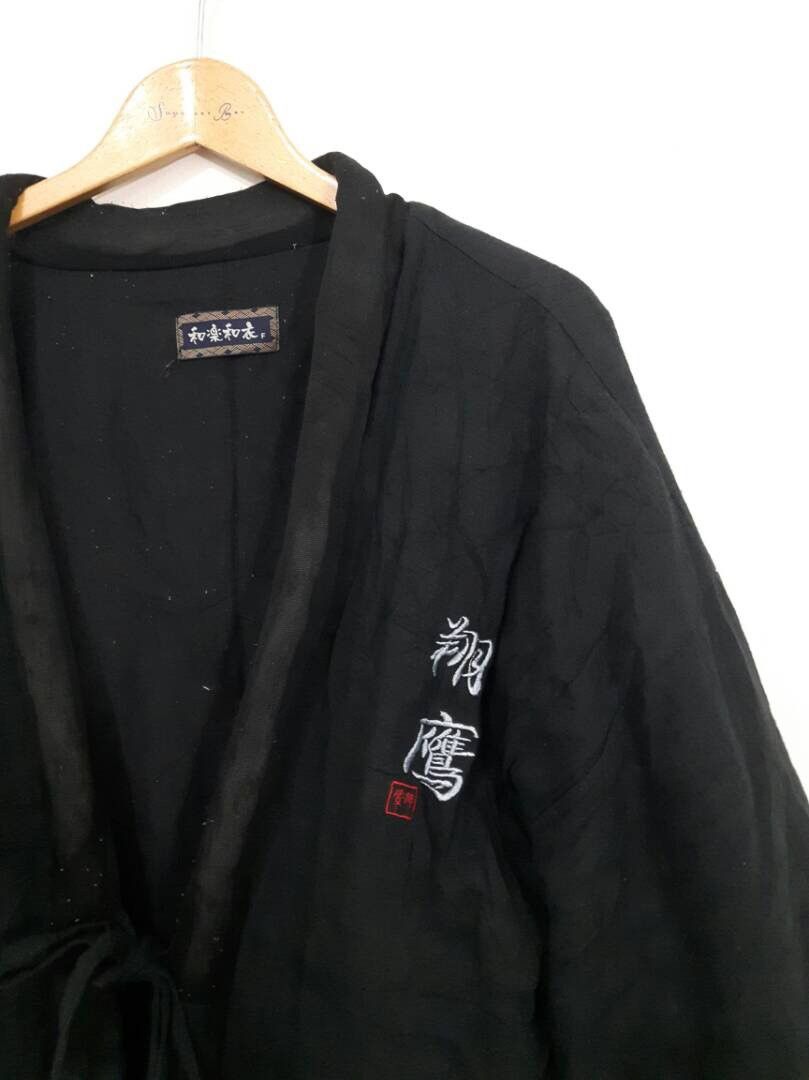 Japanese Brand × Vintage Vintage Japanese Kimono/samurai Eagle Motive Size US L / EU 52-54 / 3 - 4 Thumbnail