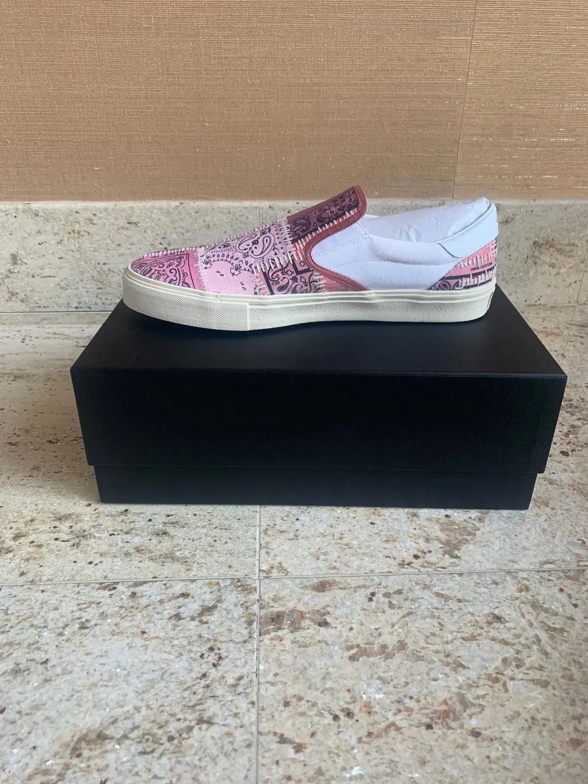 Amiri Bandana Reconstructed Slip On Shoes Size US 13 / EU 46 - 5 Thumbnail