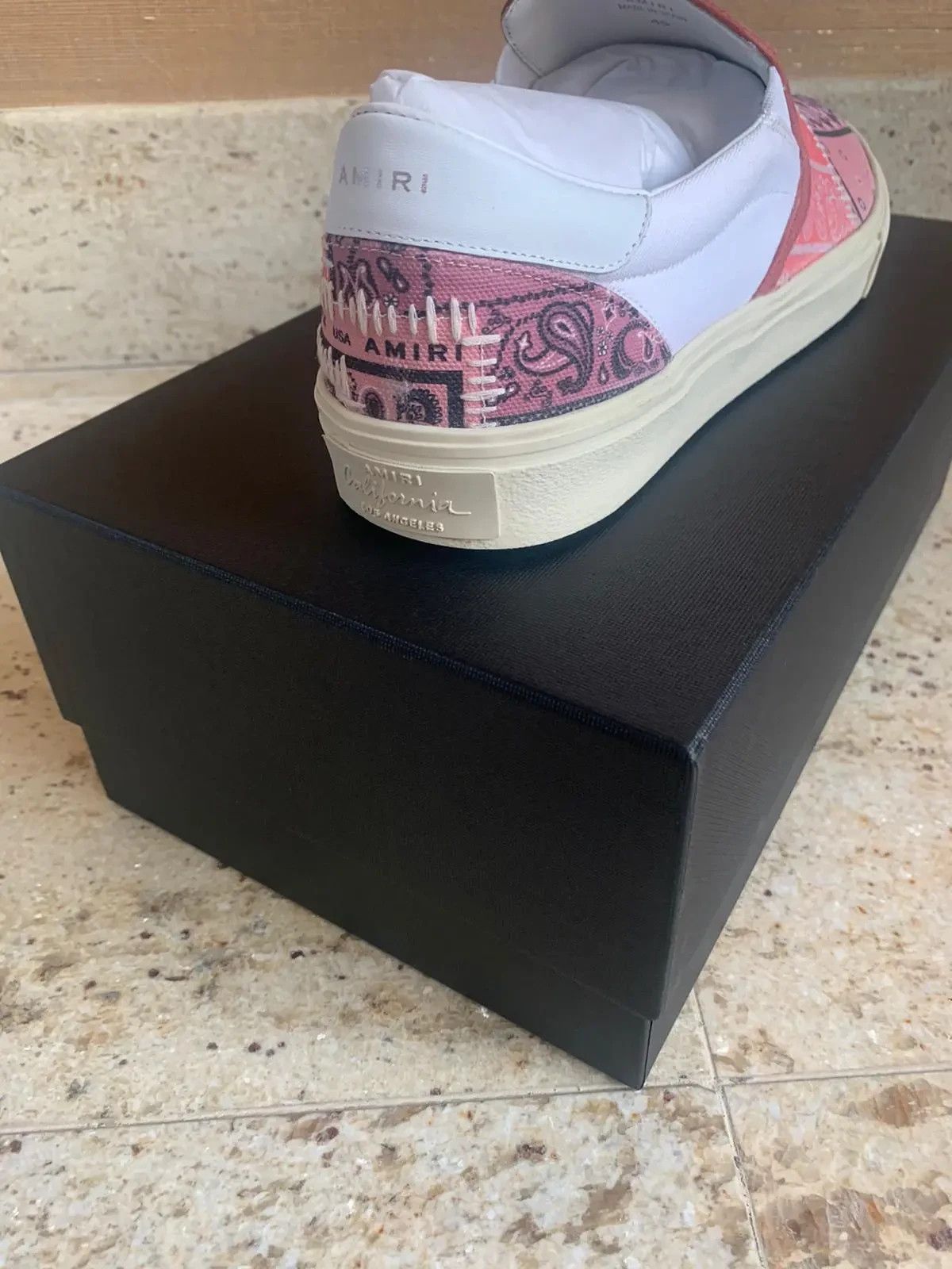 Amiri Bandana Reconstructed Slip On Shoes Size US 13 / EU 46 - 4 Thumbnail