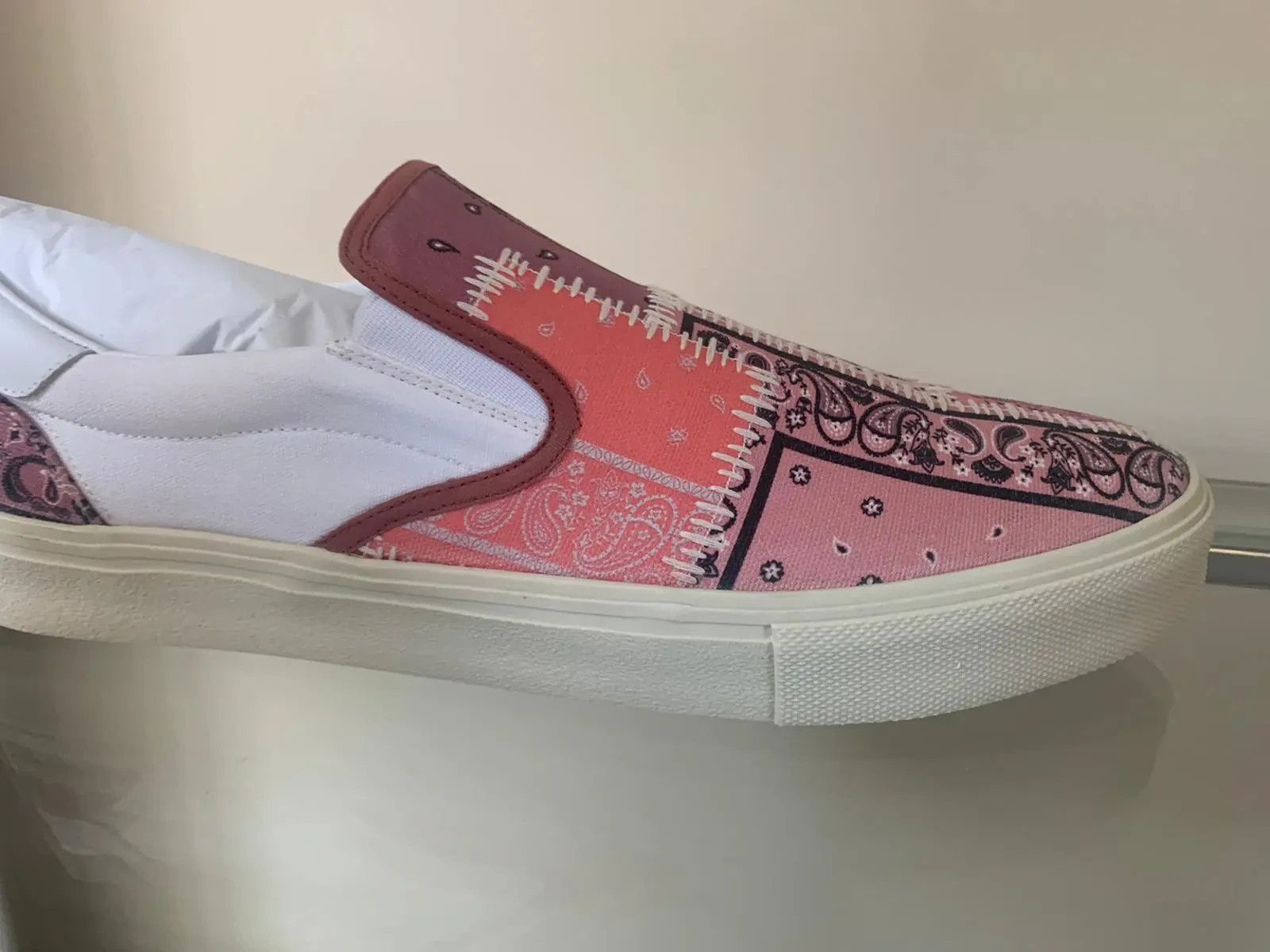 Amiri Bandana Reconstructed Slip On Shoes Size US 13 / EU 46 - 9 Thumbnail