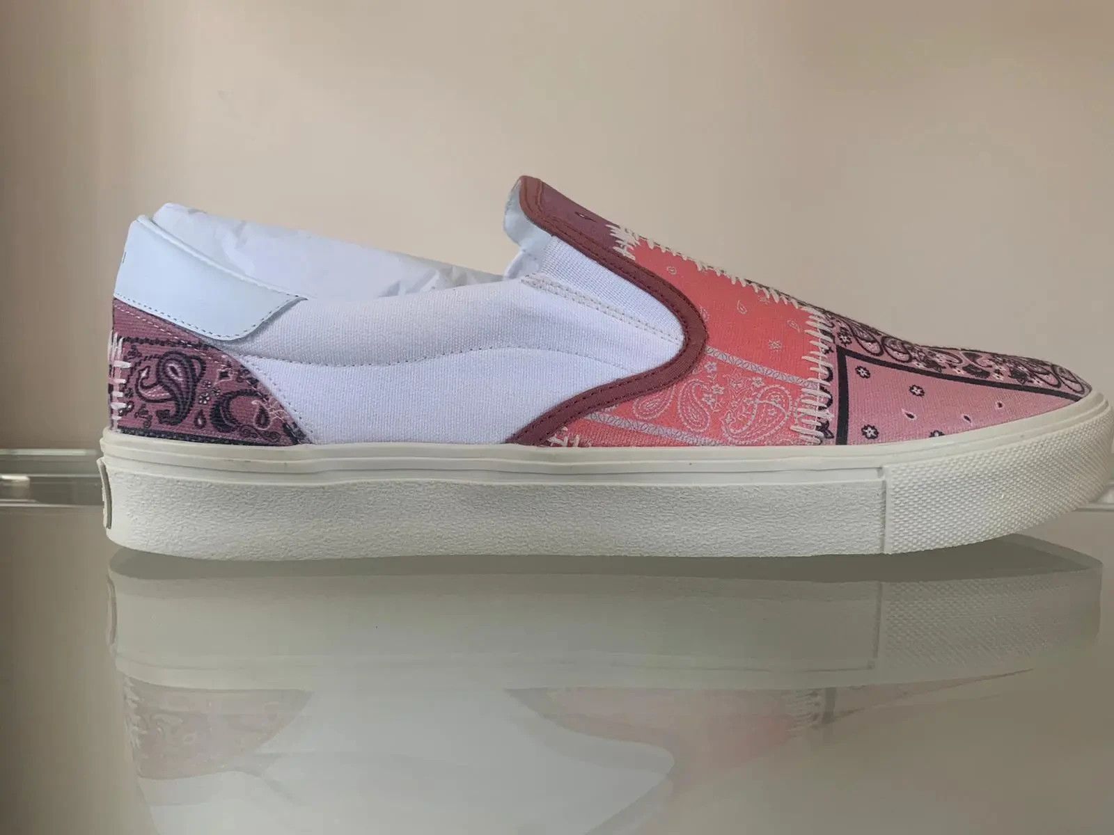 Amiri Bandana Reconstructed Slip On Shoes Size US 13 / EU 46 - 7 Thumbnail