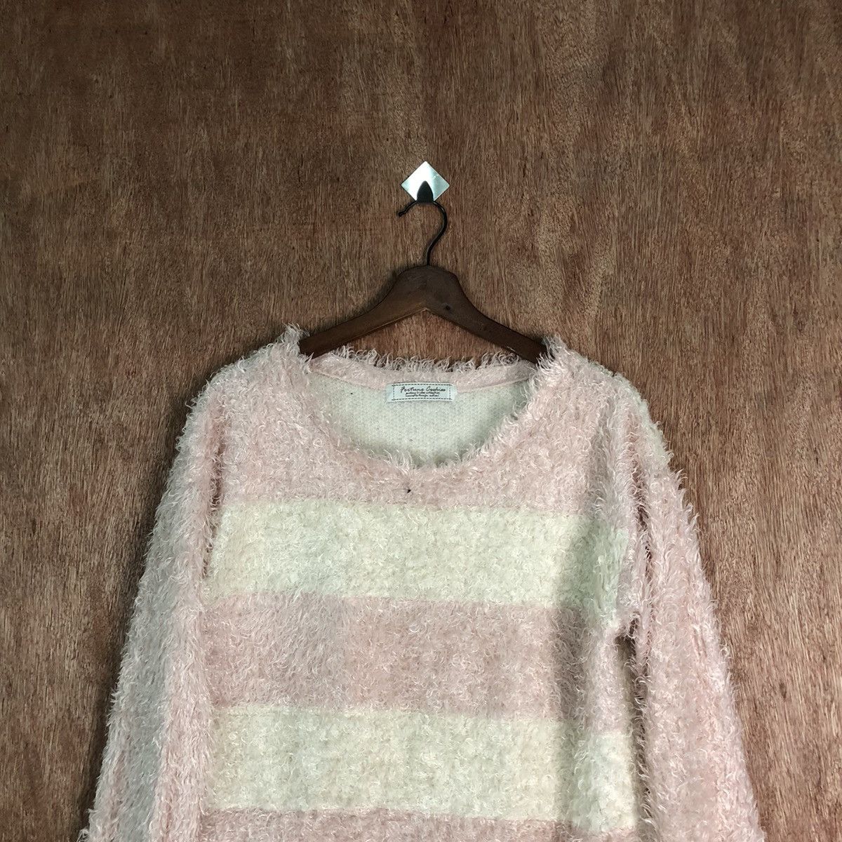 Homespun Knitwear Fortune Cookies Shag Shaggy Fur Mohair Knitwear #6496 Size L / US 10 / IT 46 - 2 Thumbnail