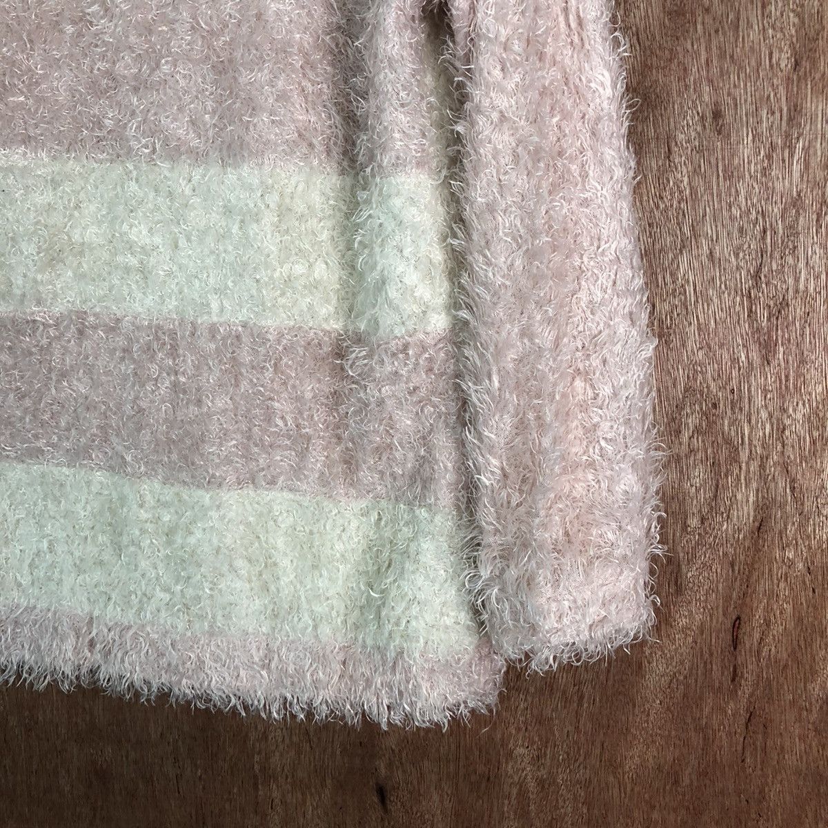 Homespun Knitwear Fortune Cookies Shag Shaggy Fur Mohair Knitwear #6496 Size L / US 10 / IT 46 - 5 Thumbnail