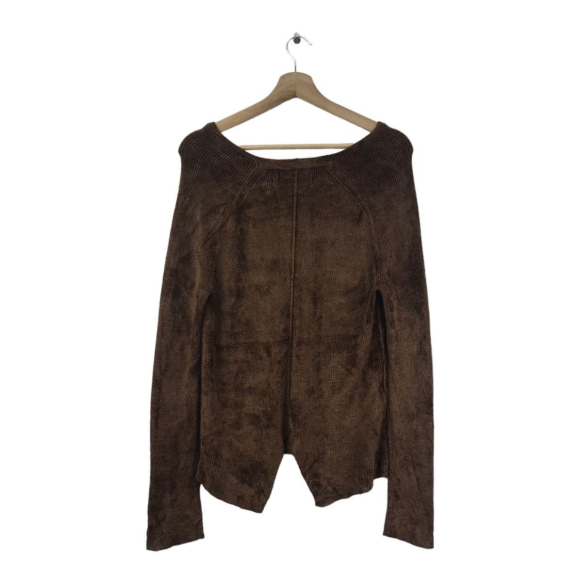 MOUSSY BLACK By MOUSSY Wide Neck Japan Stretch Knitwear Sweatshirt Size S / US 4 / IT 40 - 7 Thumbnail