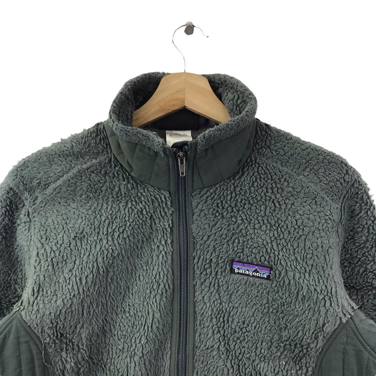 Patagonia PATAGONIA Grey Sherpa Fleece Sweater Size M / US 6-8 / IT 42-44 - 2 Thumbnail