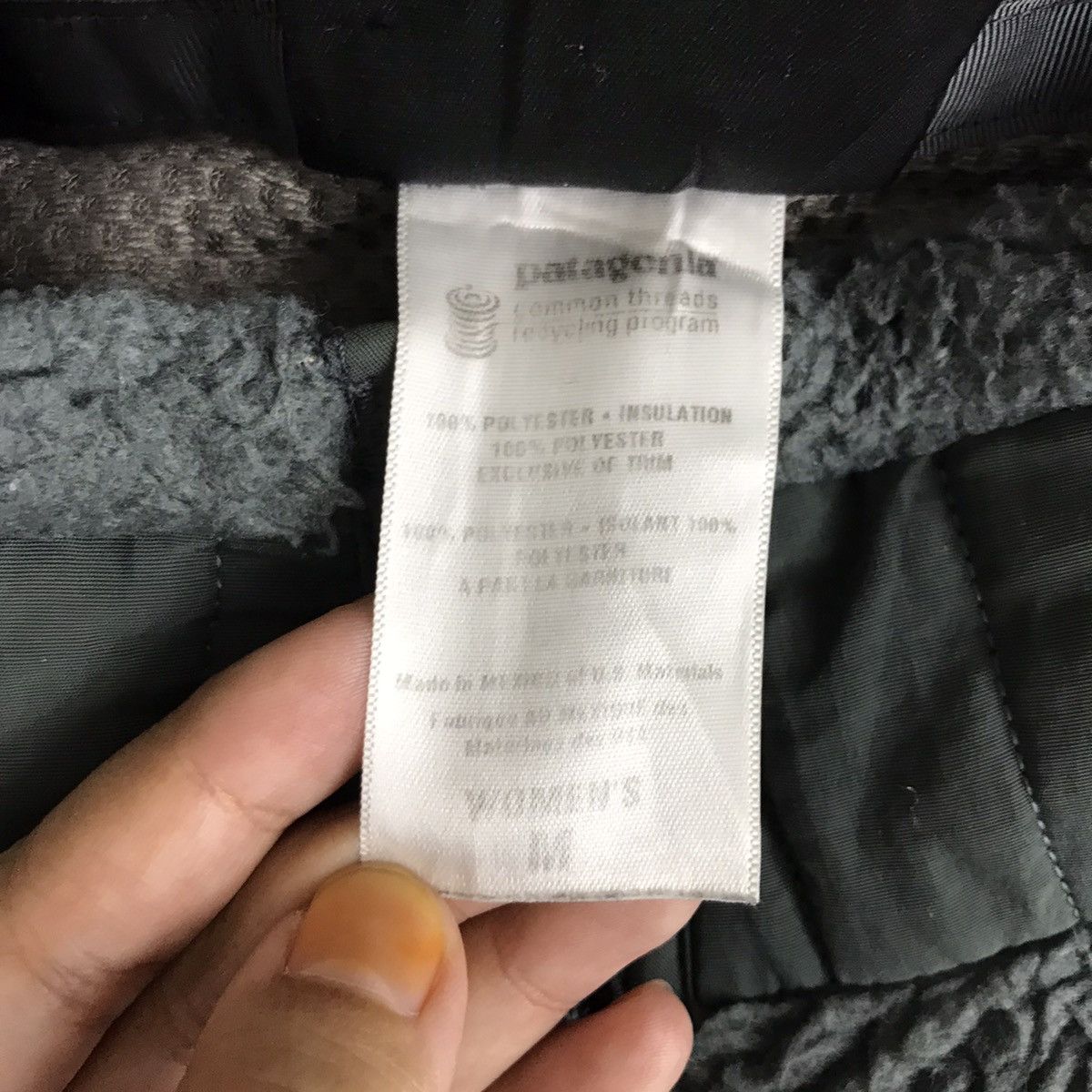 Patagonia PATAGONIA Grey Sherpa Fleece Sweater Size M / US 6-8 / IT 42-44 - 5 Thumbnail