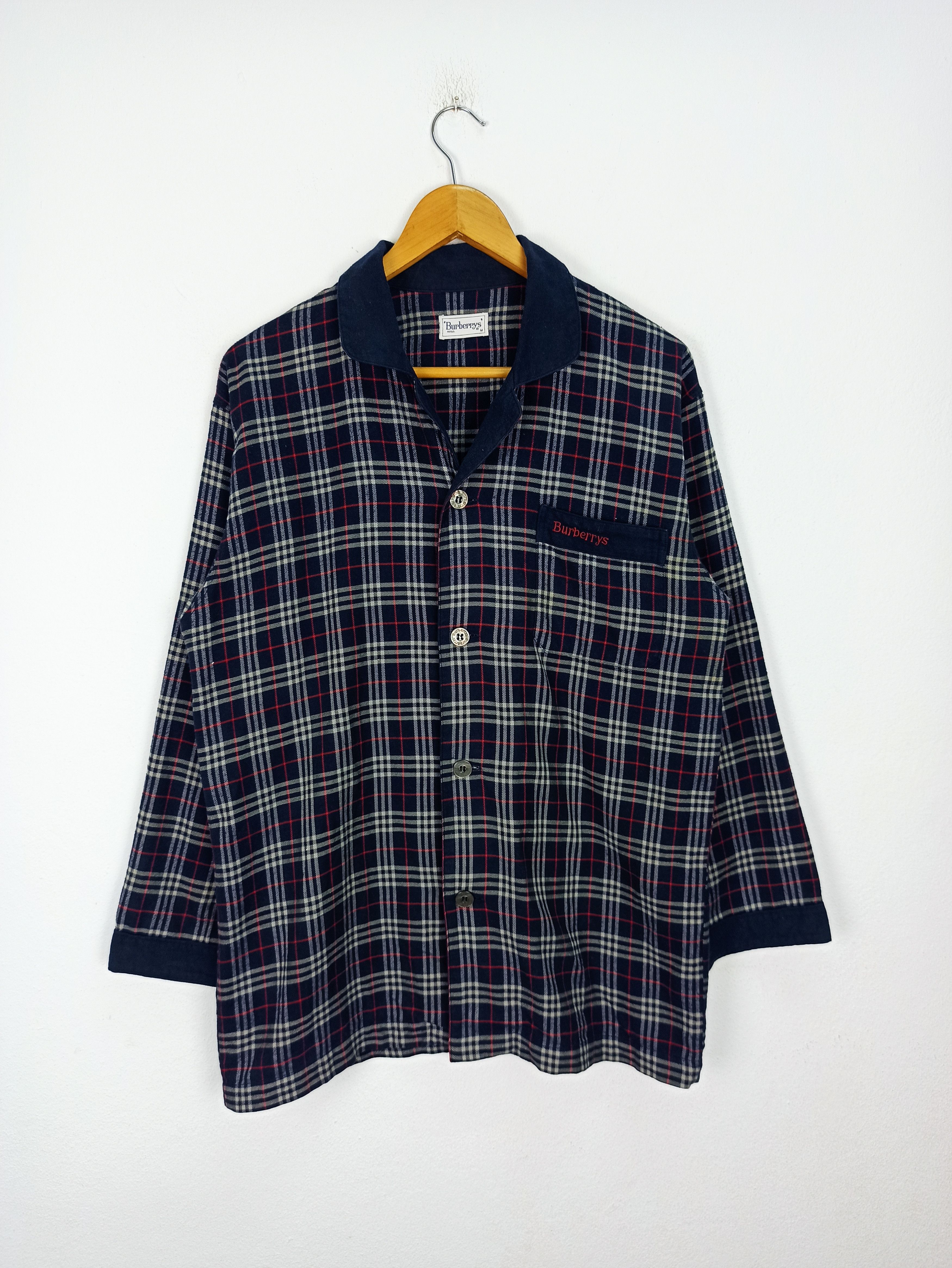 Burberry Burberrys Nova Check Blue Colour Size Medium (c40) Size US M / EU 48-50 / 2 - 1 Thumbnail