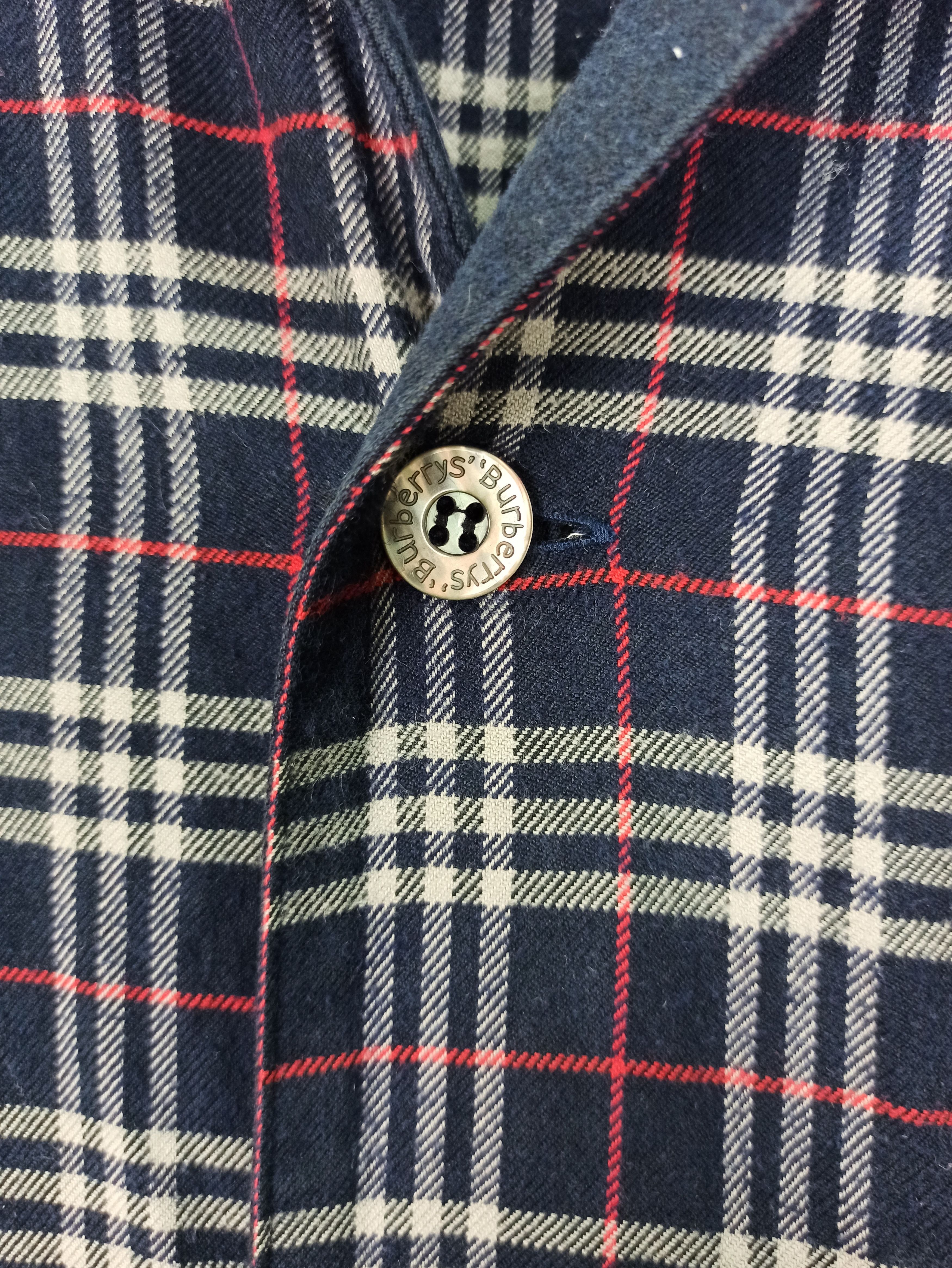 Burberry Burberrys Nova Check Blue Colour Size Medium (c40) Size US M / EU 48-50 / 2 - 4 Thumbnail