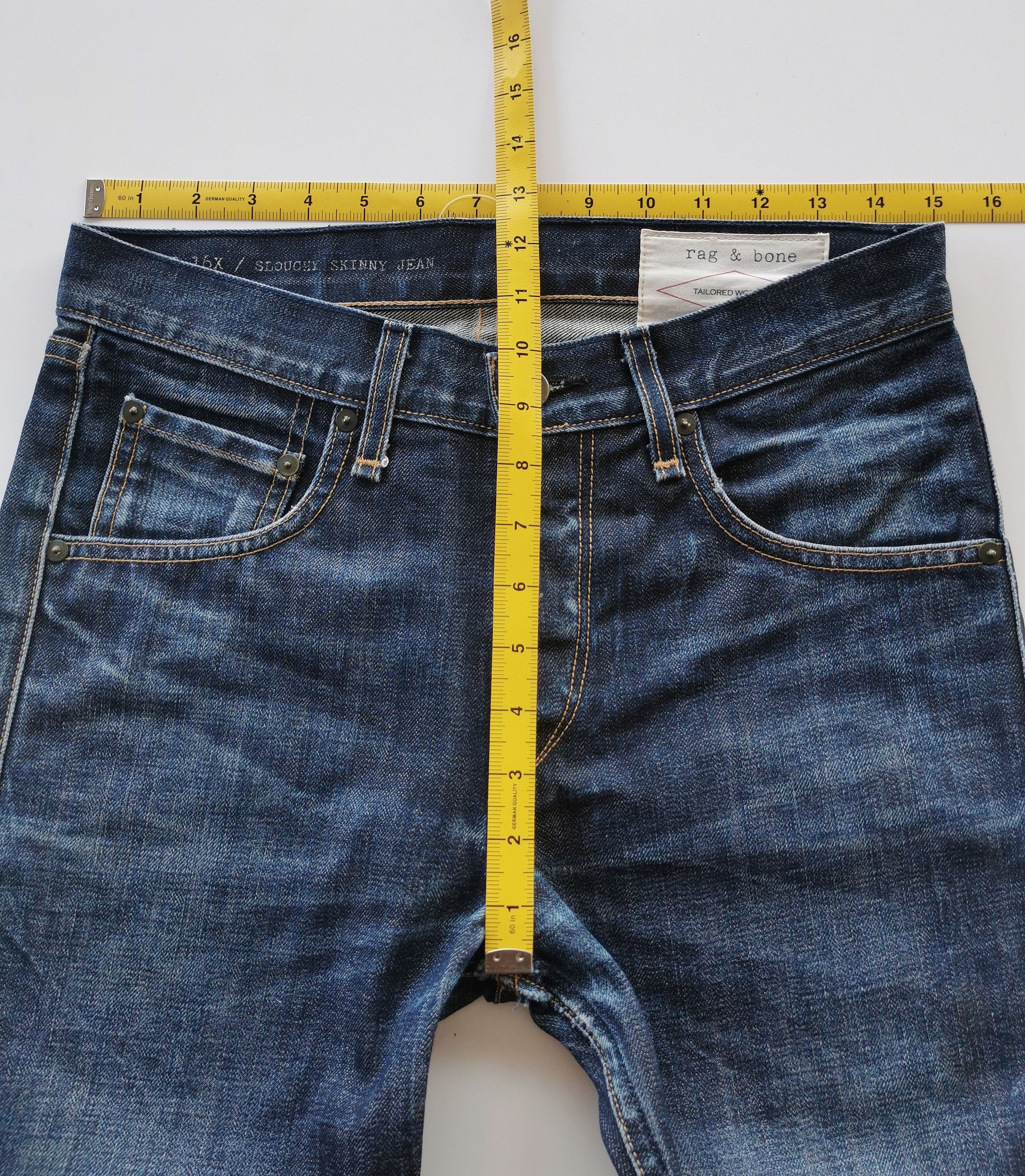 Rag & Bone Rag & Bone RB 16X Slouchy Skinny Jeans Size US 30 / EU 46 - 9 Thumbnail