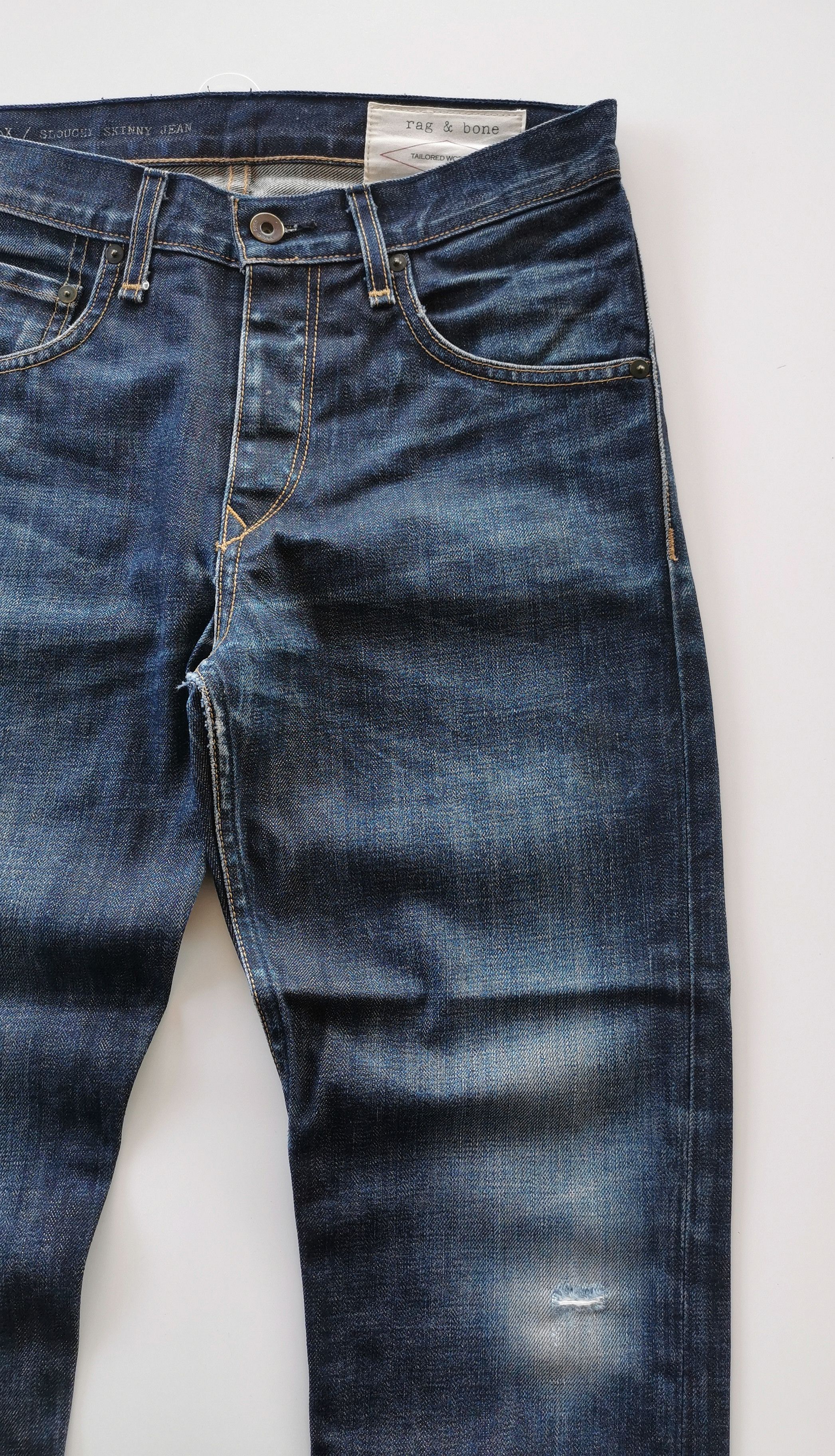 Rag & Bone Rag & Bone RB 16X Slouchy Skinny Jeans Size US 30 / EU 46 - 2 Thumbnail