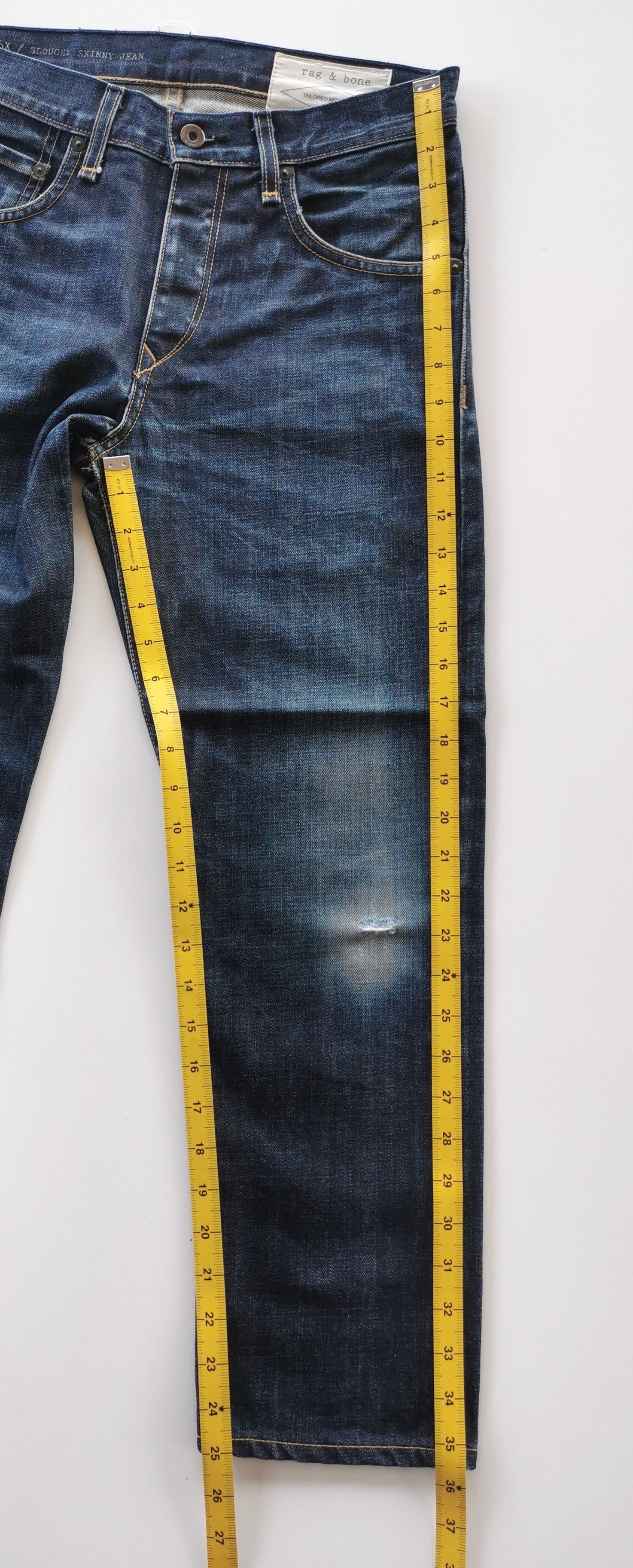 Rag & Bone Rag & Bone RB 16X Slouchy Skinny Jeans Size US 30 / EU 46 - 10 Thumbnail