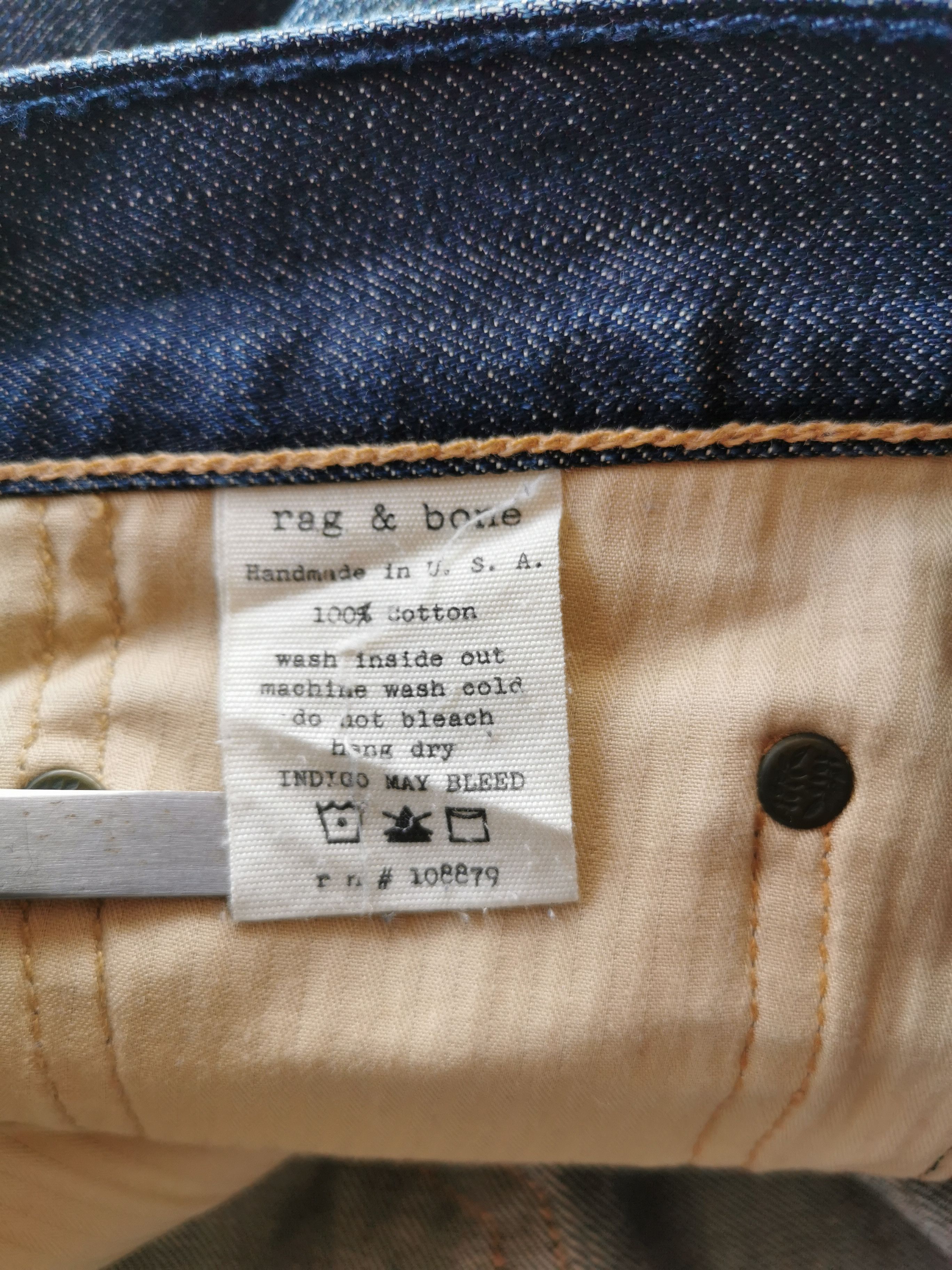 Rag & Bone Rag & Bone RB 16X Slouchy Skinny Jeans Size US 30 / EU 46 - 8 Thumbnail
