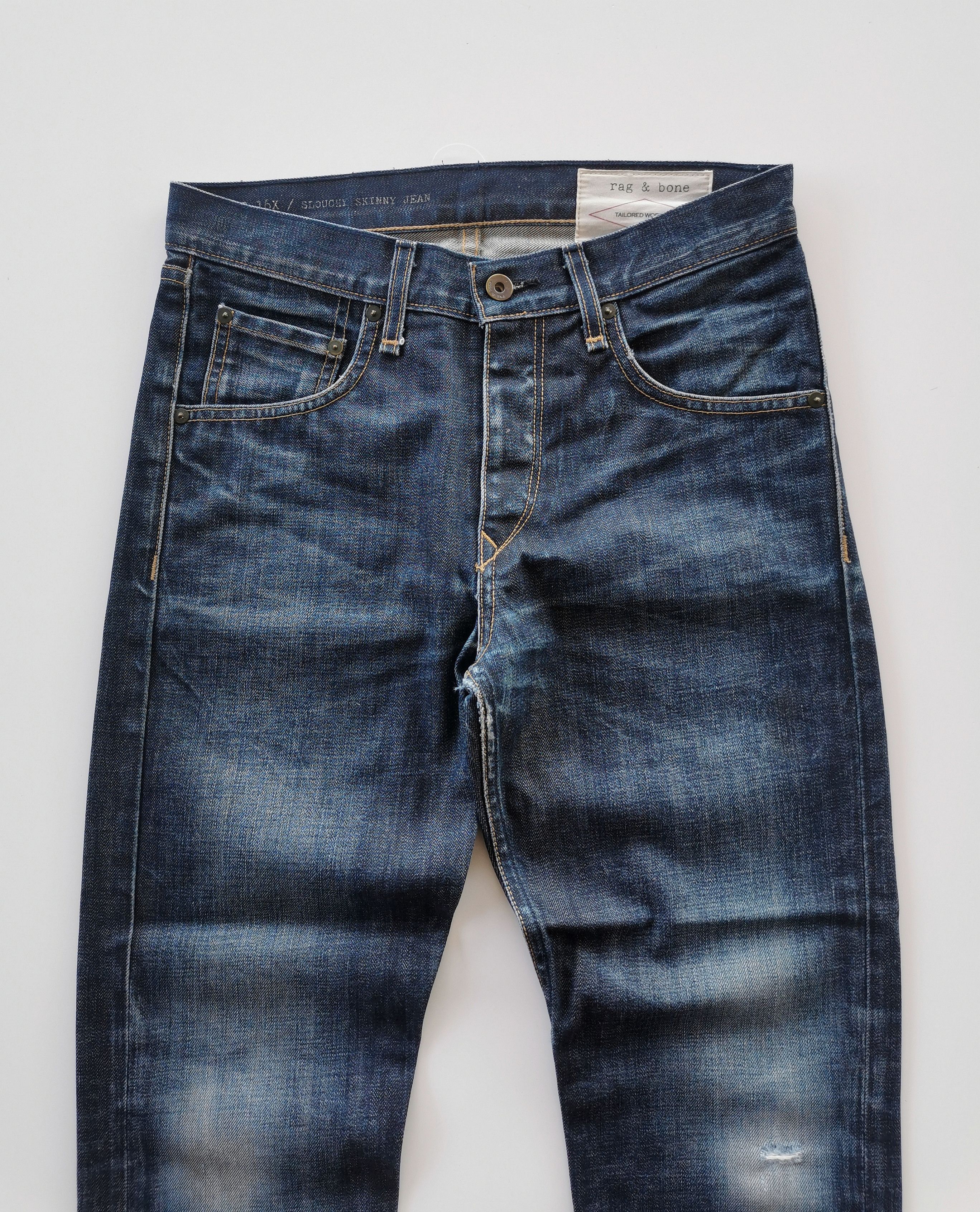 Rag & Bone Rag & Bone RB 16X Slouchy Skinny Jeans Size US 30 / EU 46 - 1 Thumbnail