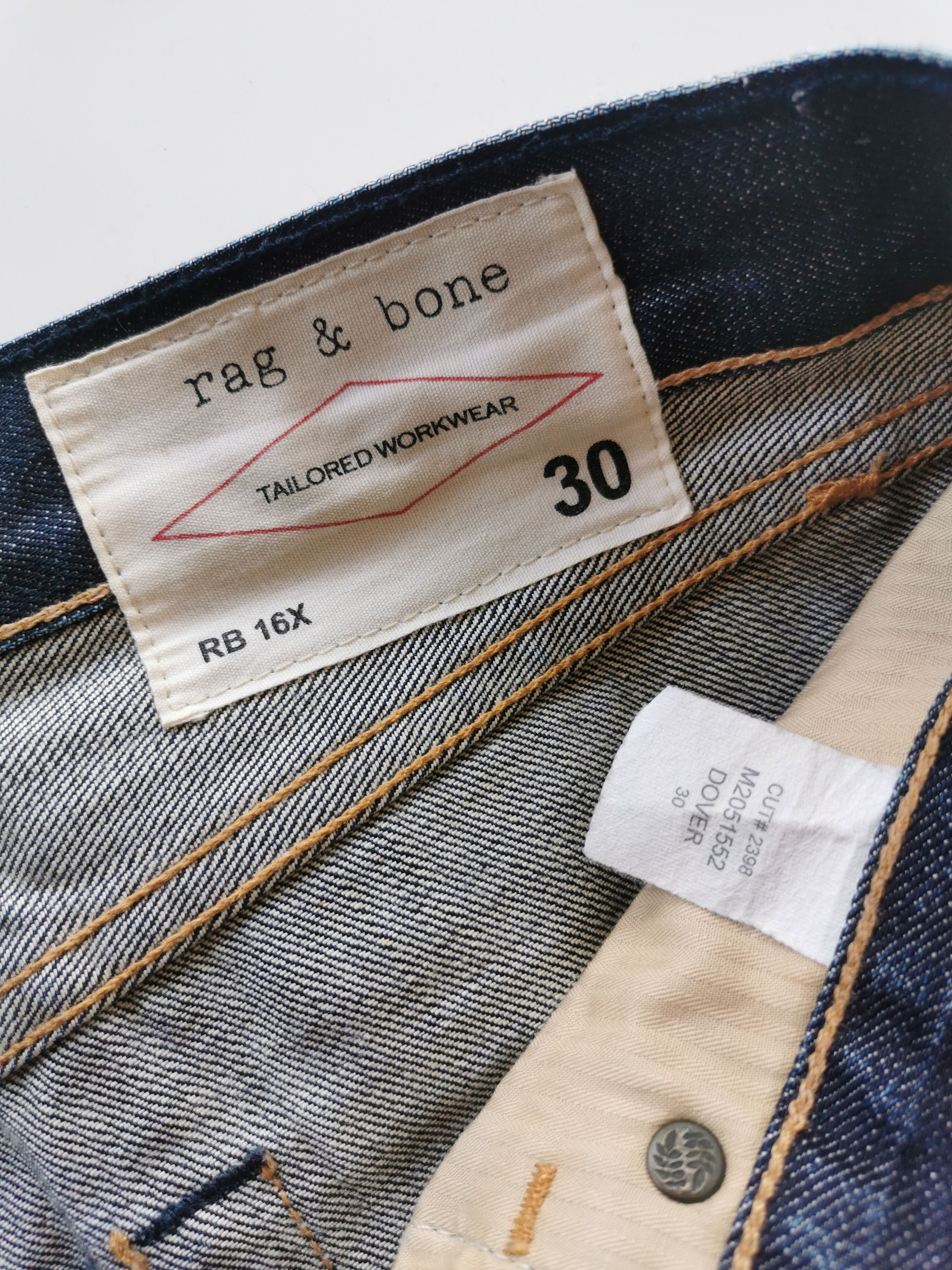 Rag & Bone Rag & Bone RB 16X Slouchy Skinny Jeans Size US 30 / EU 46 - 6 Thumbnail