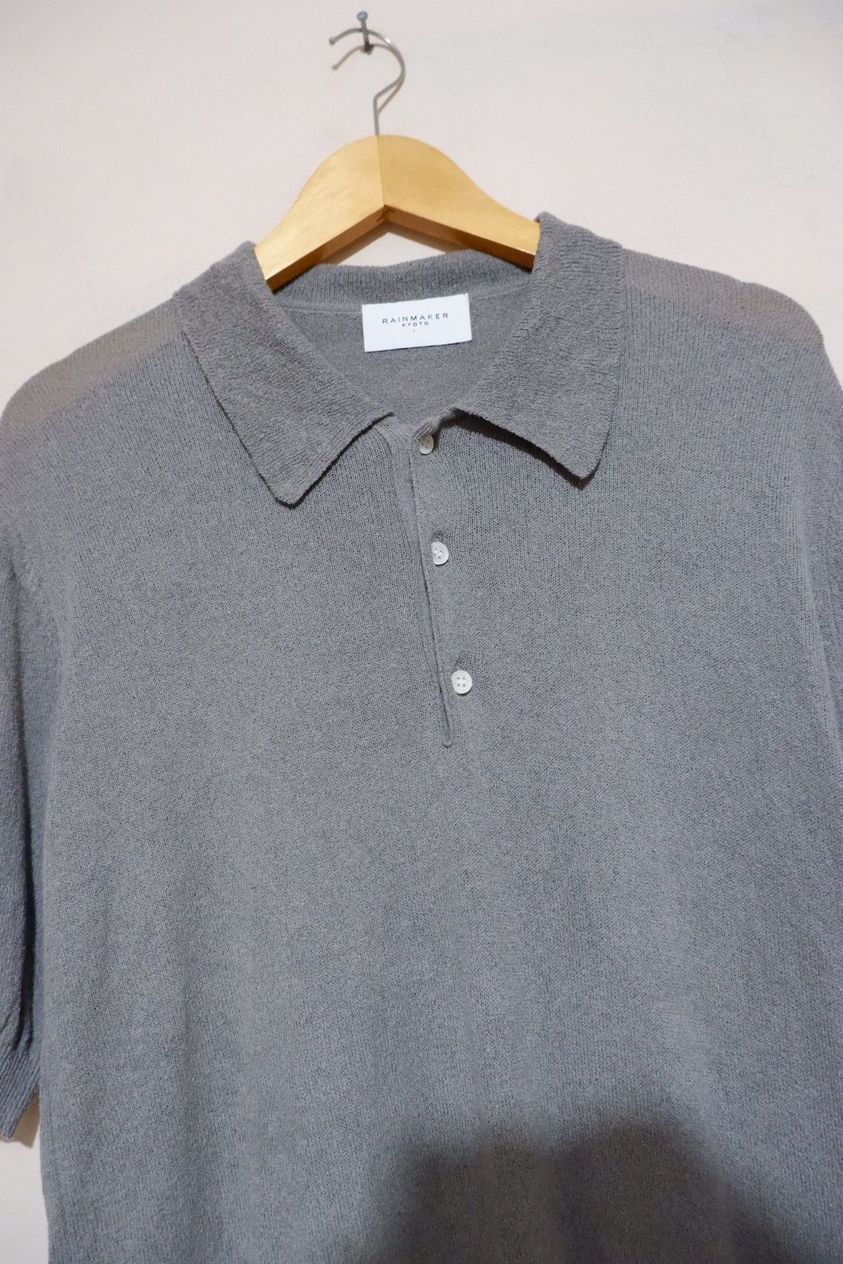 Japanese Brand RAINMAKER KYOTO Knit Polo Shirt Size US M / EU 48-50 / 2 - 3 Thumbnail