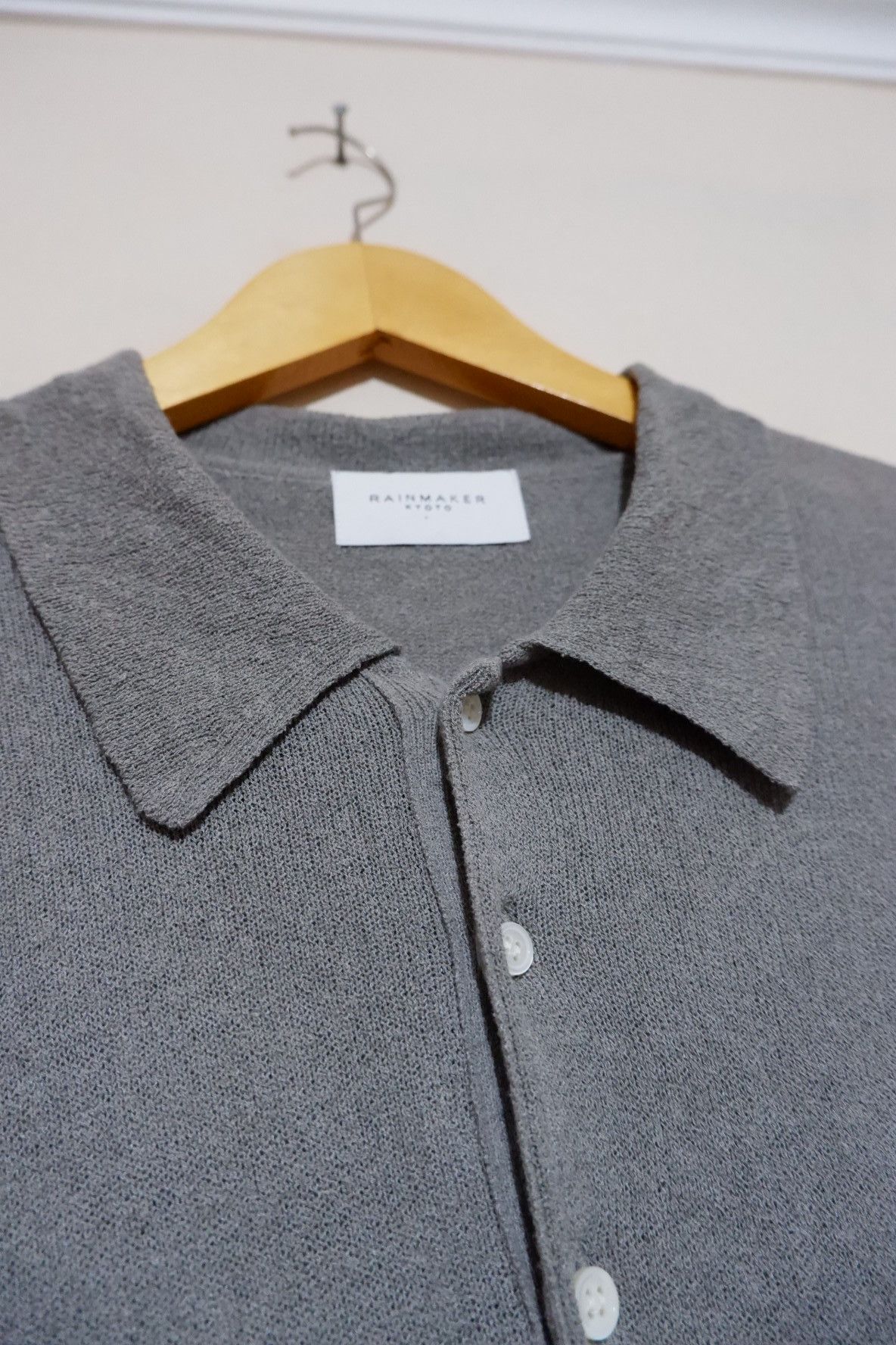Japanese Brand RAINMAKER KYOTO Knit Polo Shirt Size US M / EU 48-50 / 2 - 4 Thumbnail