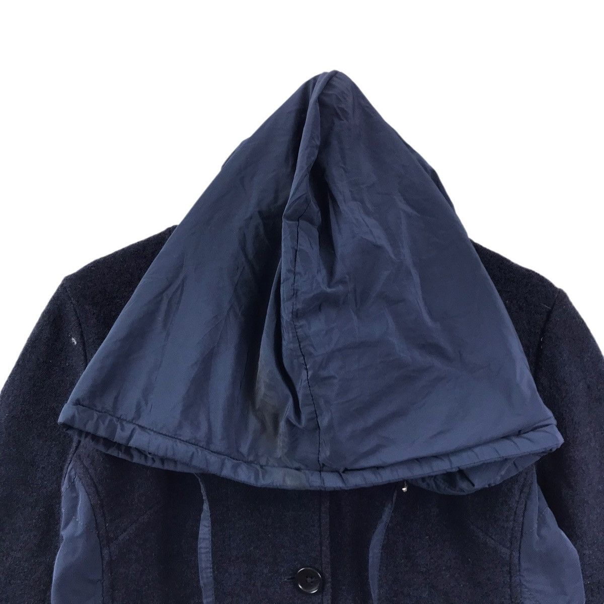 Vintage SILVIA SHARREL Italy Designer Wool Hooded Jacket Size S / US 4 / IT 40 - 2 Thumbnail