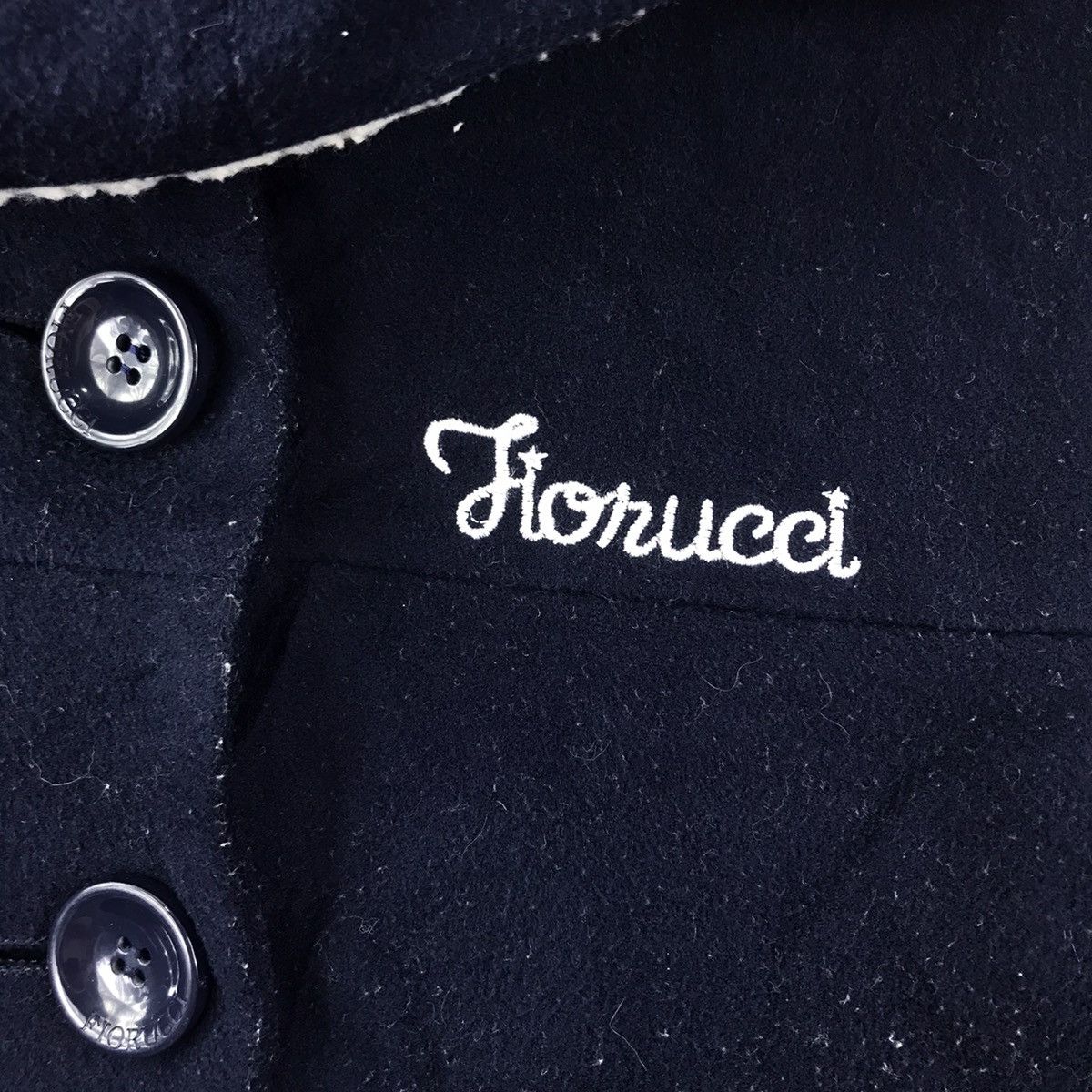 Fiorucci FIORUCCI Italy Italian Designer Embroidered Logo Navy Hoodie Size S / US 4 / IT 40 - 3 Thumbnail