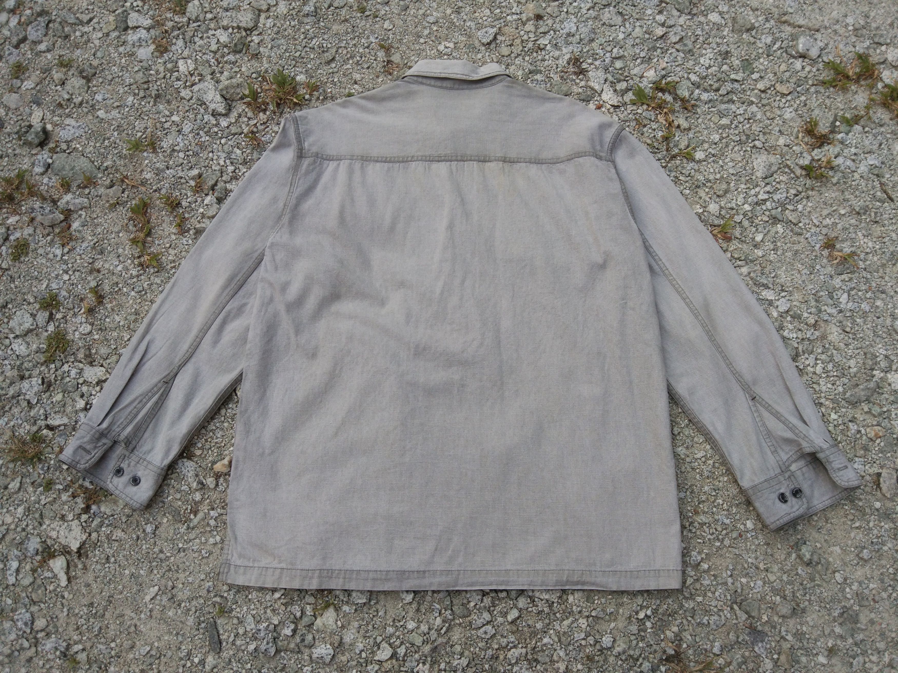 Kansai Yamamoto VINTAGE KANSAI JEANS DUO POCKET KHAKI SHIRT Size US XL / EU 56 / 4 - 2 Thumbnail