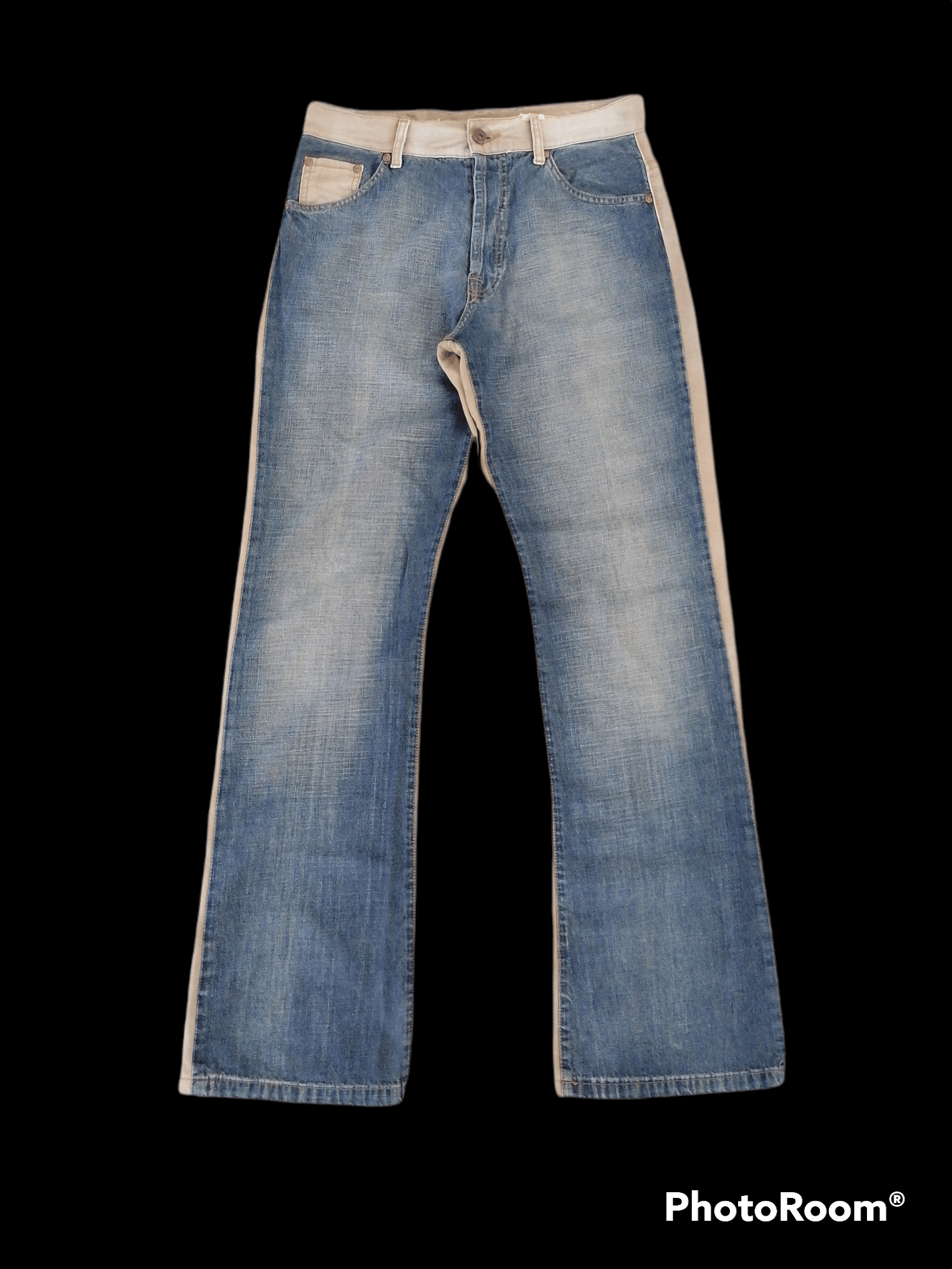 Japanese Brand × Zara Rare🔥Two Tone Zara Denim Pants Size US 30 / EU 46 - 2 Thumbnail