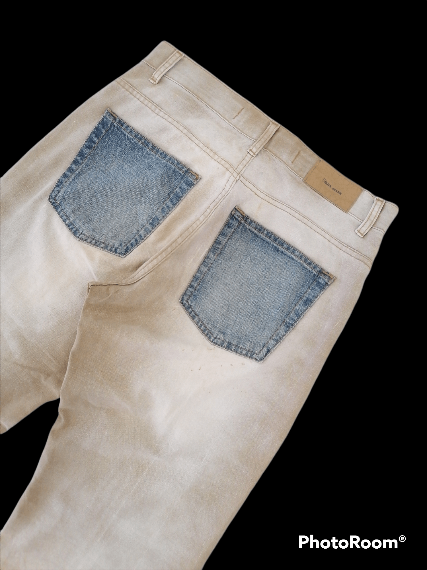 Japanese Brand × Zara Rare🔥Two Tone Zara Denim Pants Size US 30 / EU 46 - 5 Thumbnail