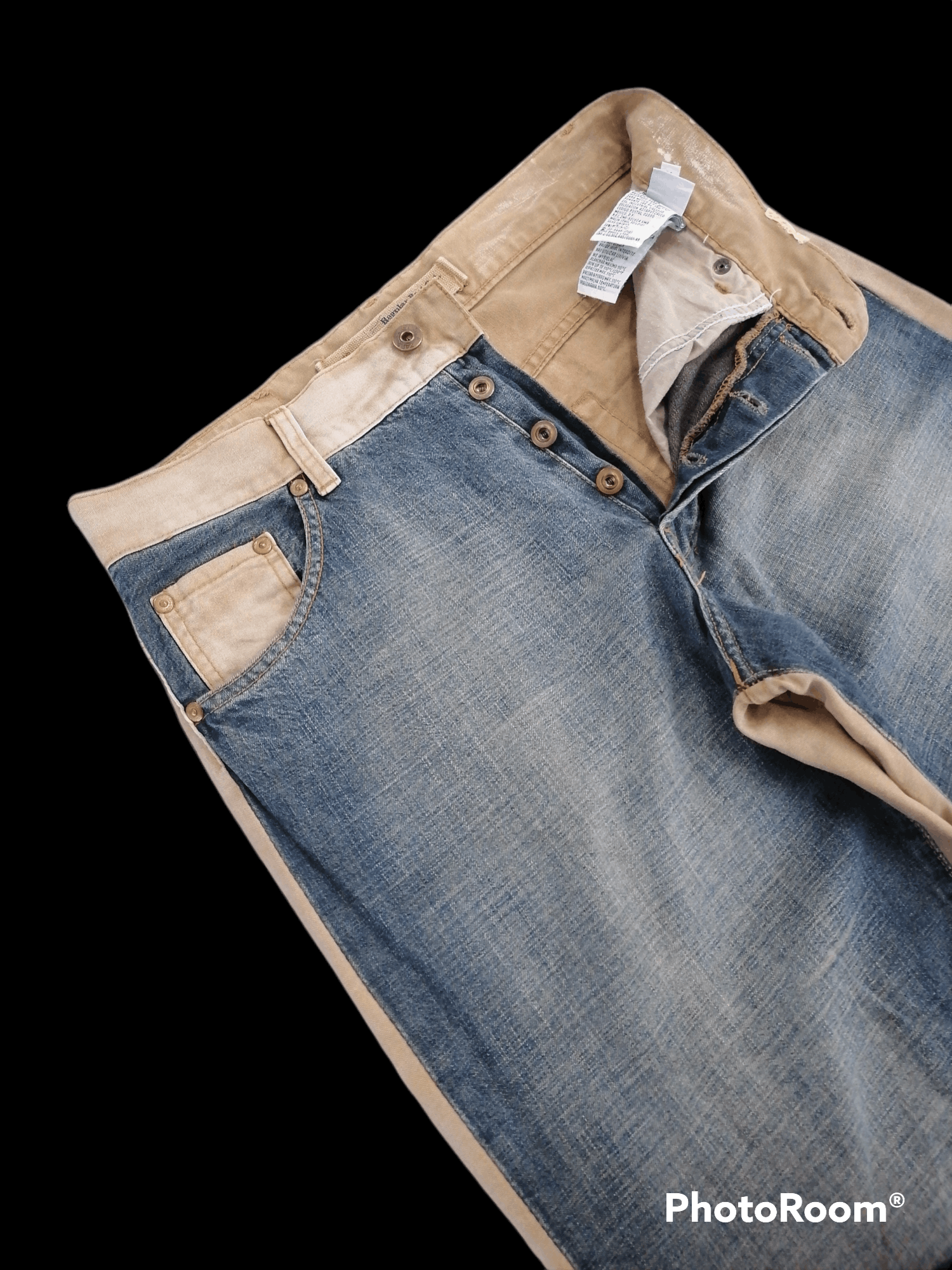 Japanese Brand × Zara Rare🔥Two Tone Zara Denim Pants Size US 30 / EU 46 - 3 Thumbnail