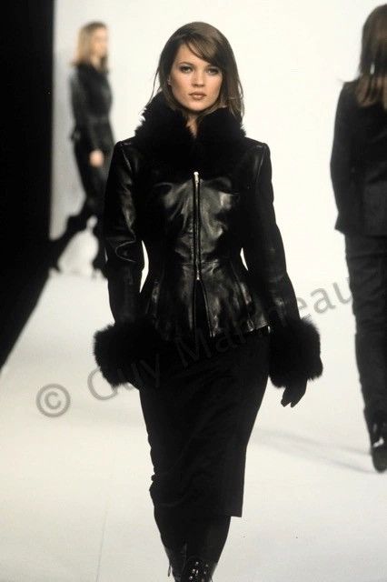 Martine Sitbon Super Rare 90s Martine Sitbon Leather Fur Jacket A3 Size US M / EU 48-50 / 2 - 22 Thumbnail