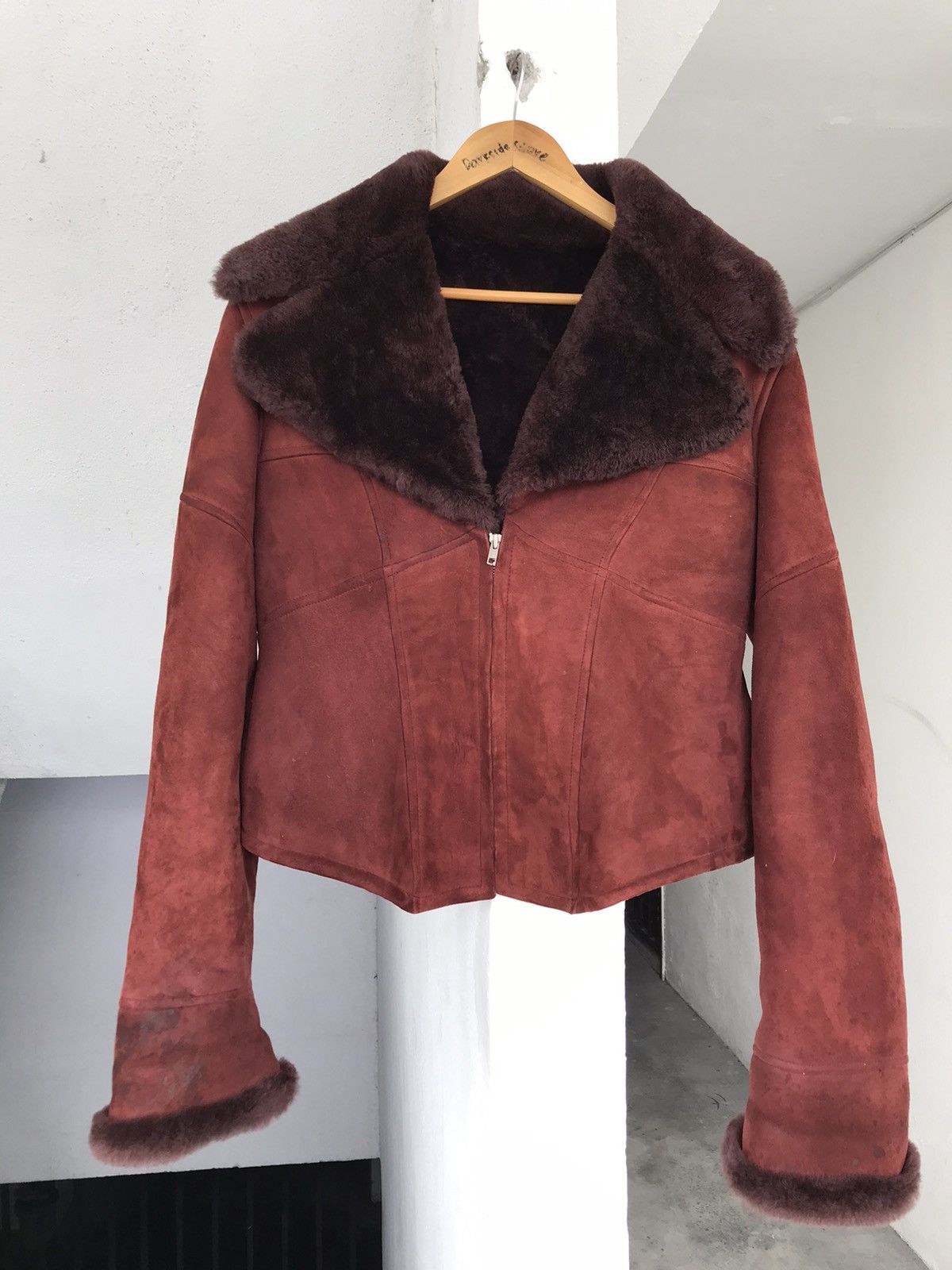 Martine Sitbon Super Rare 90s Martine Sitbon Leather Fur Jacket A3 Size US M / EU 48-50 / 2 - 2 Thumbnail