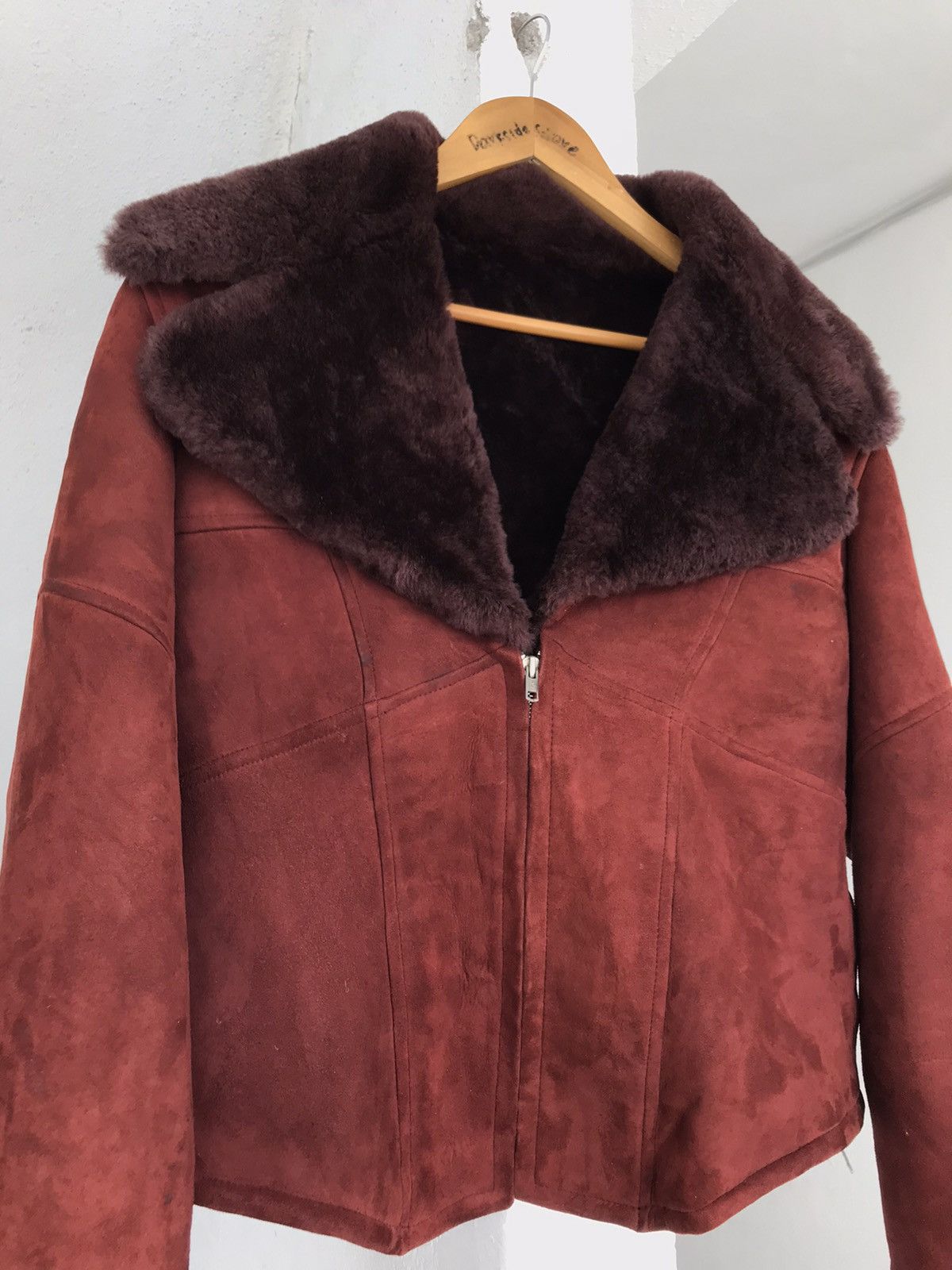 Martine Sitbon Super Rare 90s Martine Sitbon Leather Fur Jacket A3 Size US M / EU 48-50 / 2 - 9 Thumbnail
