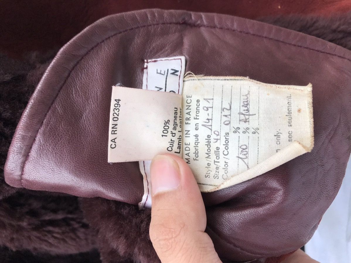 Martine Sitbon Super Rare 90s Martine Sitbon Leather Fur Jacket A3 Size US M / EU 48-50 / 2 - 21 Thumbnail