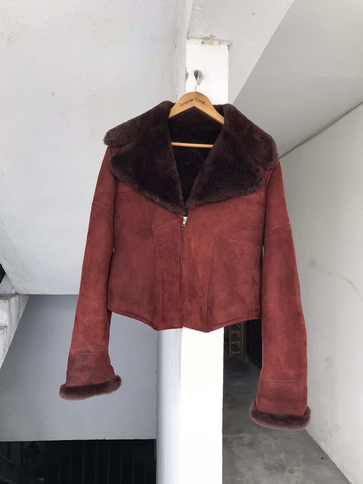 Martine Sitbon Super Rare 90s Martine Sitbon Leather Fur Jacket A3 Size US M / EU 48-50 / 2 - 6 Thumbnail
