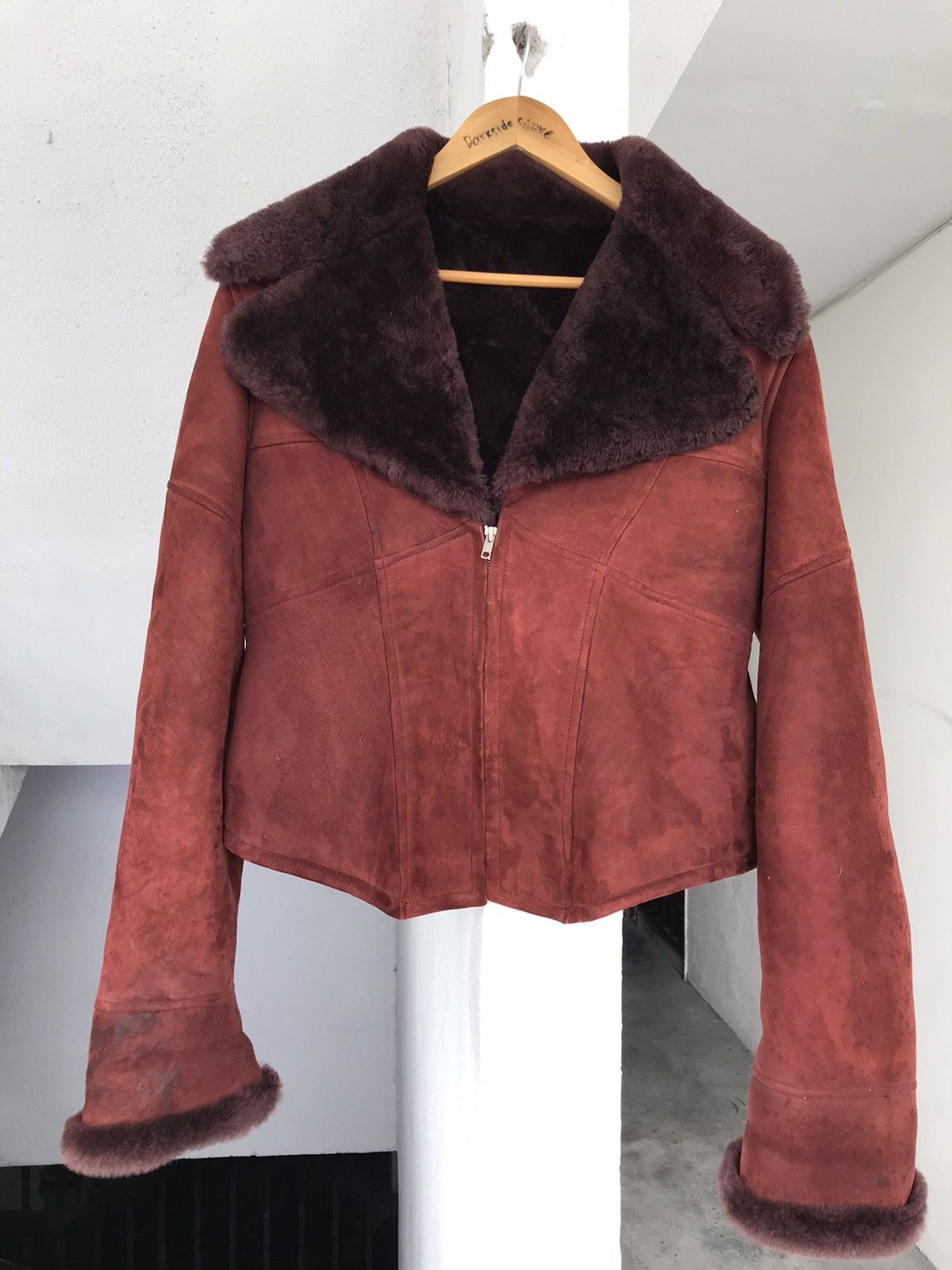 Martine Sitbon Super Rare 90s Martine Sitbon Leather Fur Jacket A3 Size US M / EU 48-50 / 2 - 5 Thumbnail