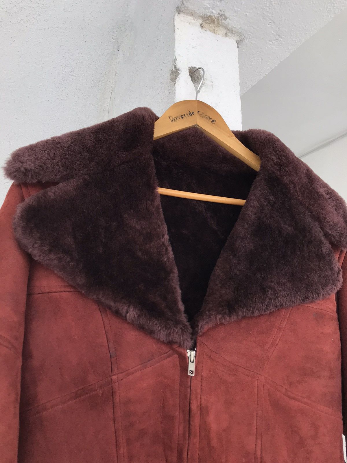 Martine Sitbon Super Rare 90s Martine Sitbon Leather Fur Jacket A3 Size US M / EU 48-50 / 2 - 8 Thumbnail