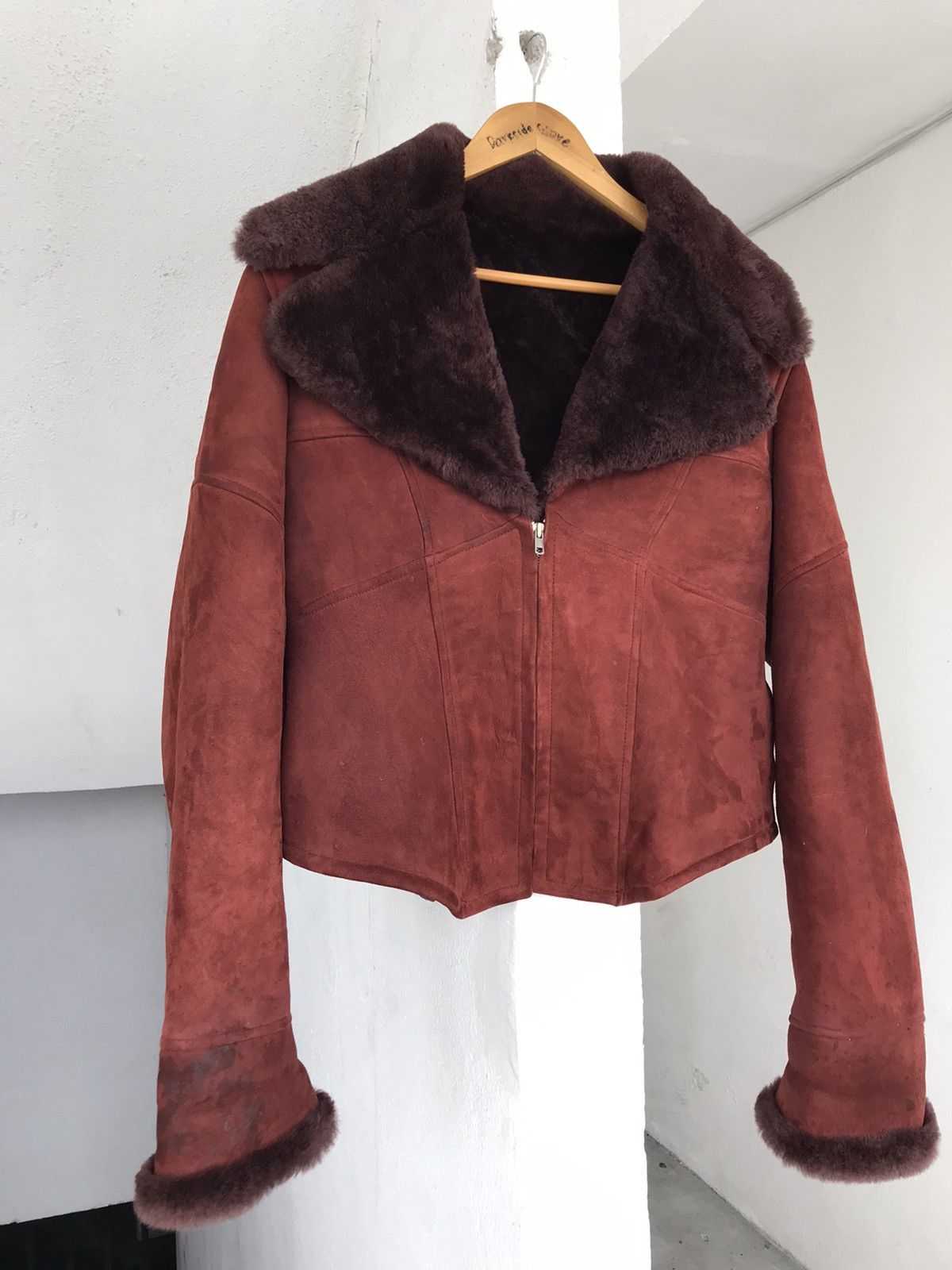 Martine Sitbon Super Rare 90s Martine Sitbon Leather Fur Jacket A3 Size US M / EU 48-50 / 2 - 3 Thumbnail