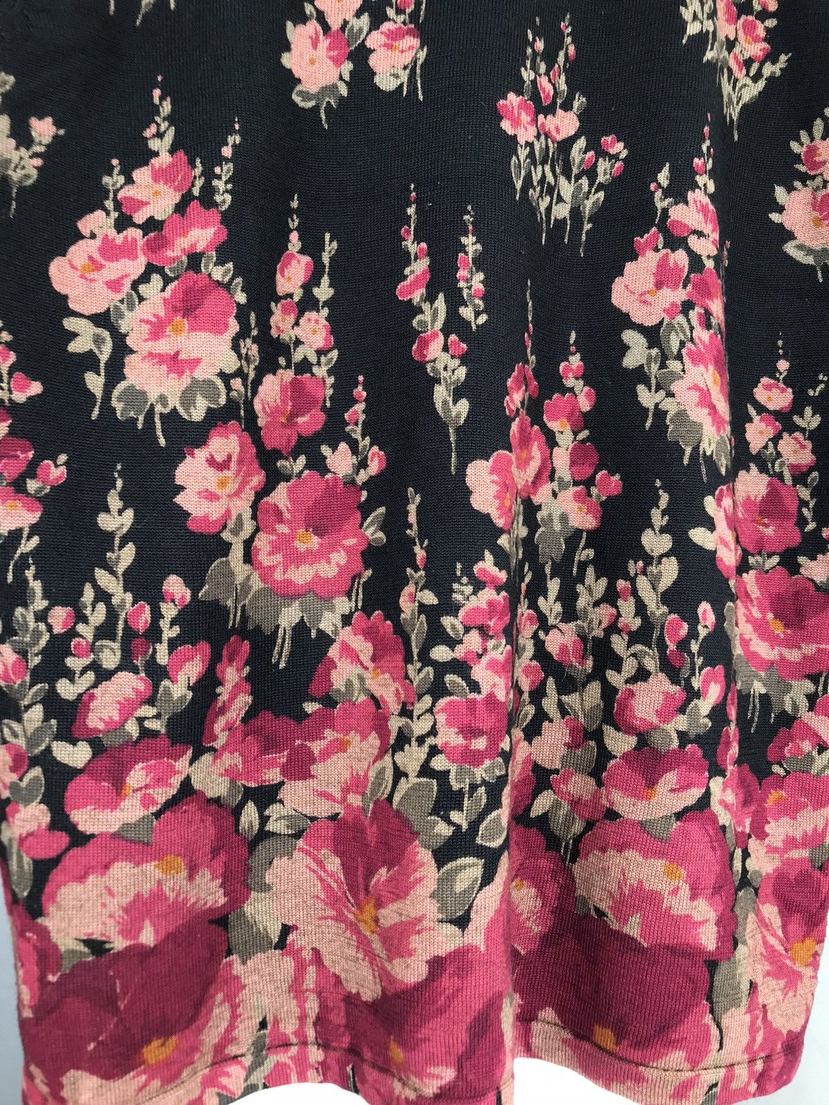 20471120 × Beauty Beast Vintage Leomarina Flower Art Knit Size US M / EU 48-50 / 2 - 12 Thumbnail