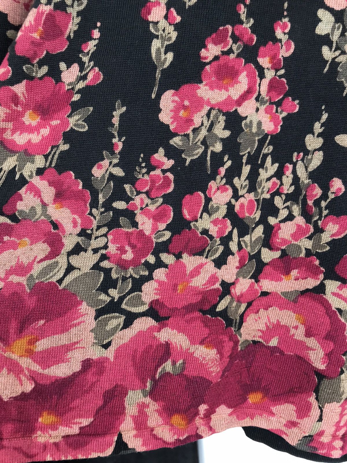 20471120 × Beauty Beast Vintage Leomarina Flower Art Knit Size US M / EU 48-50 / 2 - 9 Thumbnail