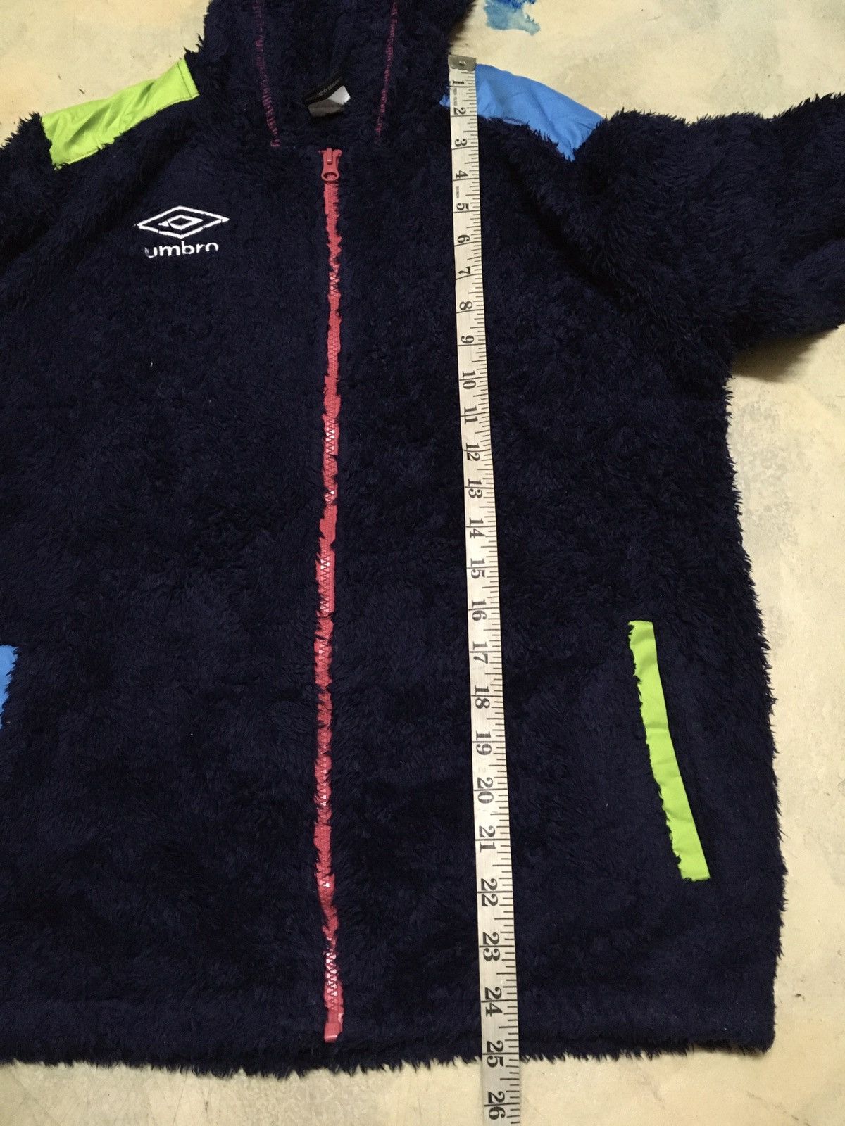 Umbro Umbro Fleece Jacket Sweater Hoodie Big Logo Size US M / EU 48-50 / 2 - 11 Thumbnail